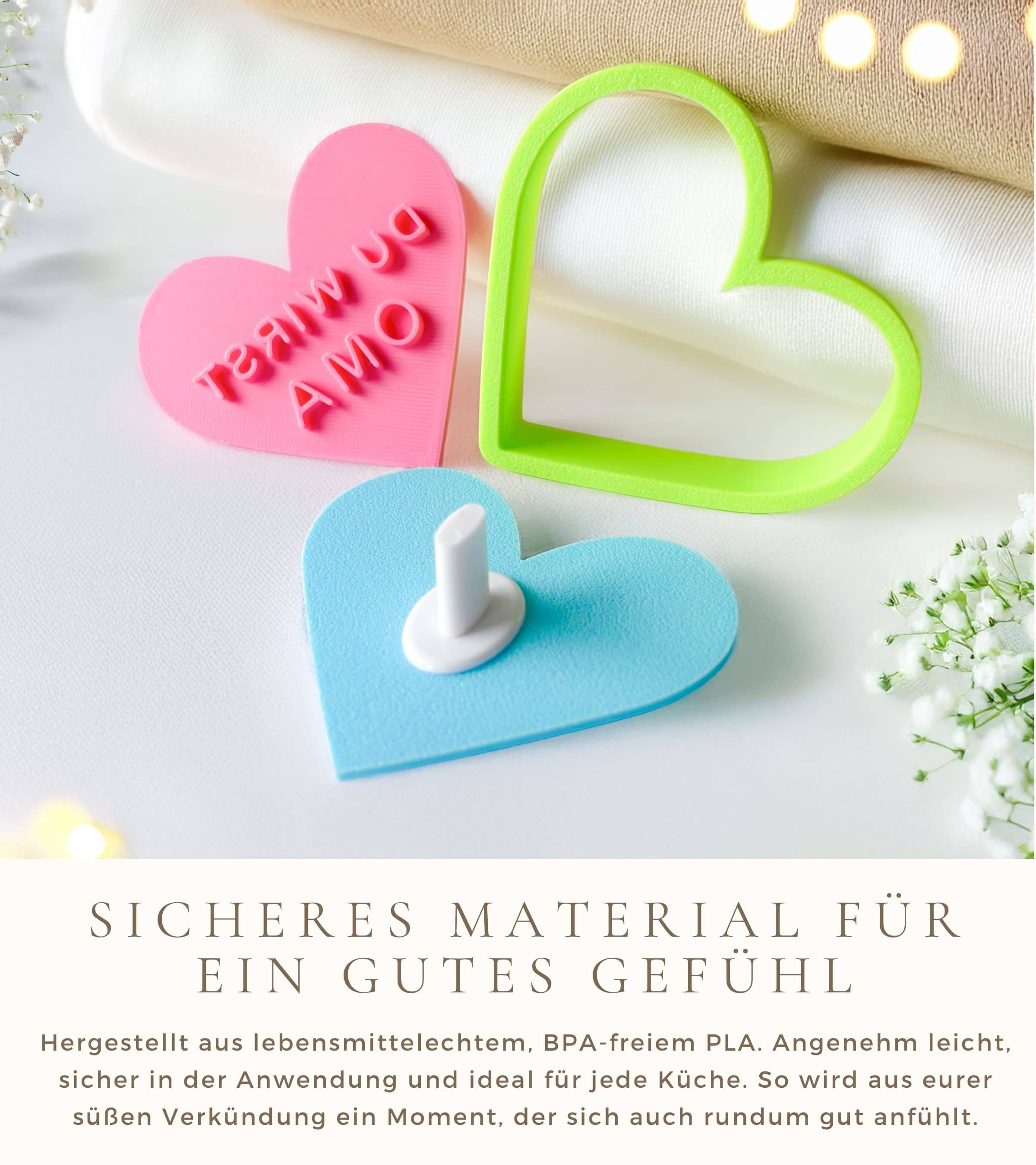 Schwangerschaft verkünden Keksausstecher