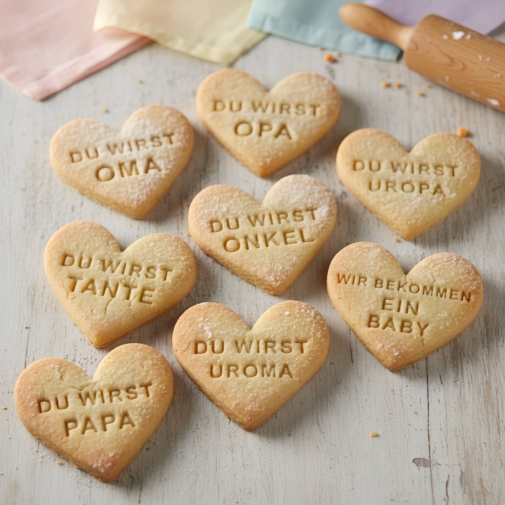 Schwangerschaft verkünden mit dem Keksausstecherset von JoliCoon