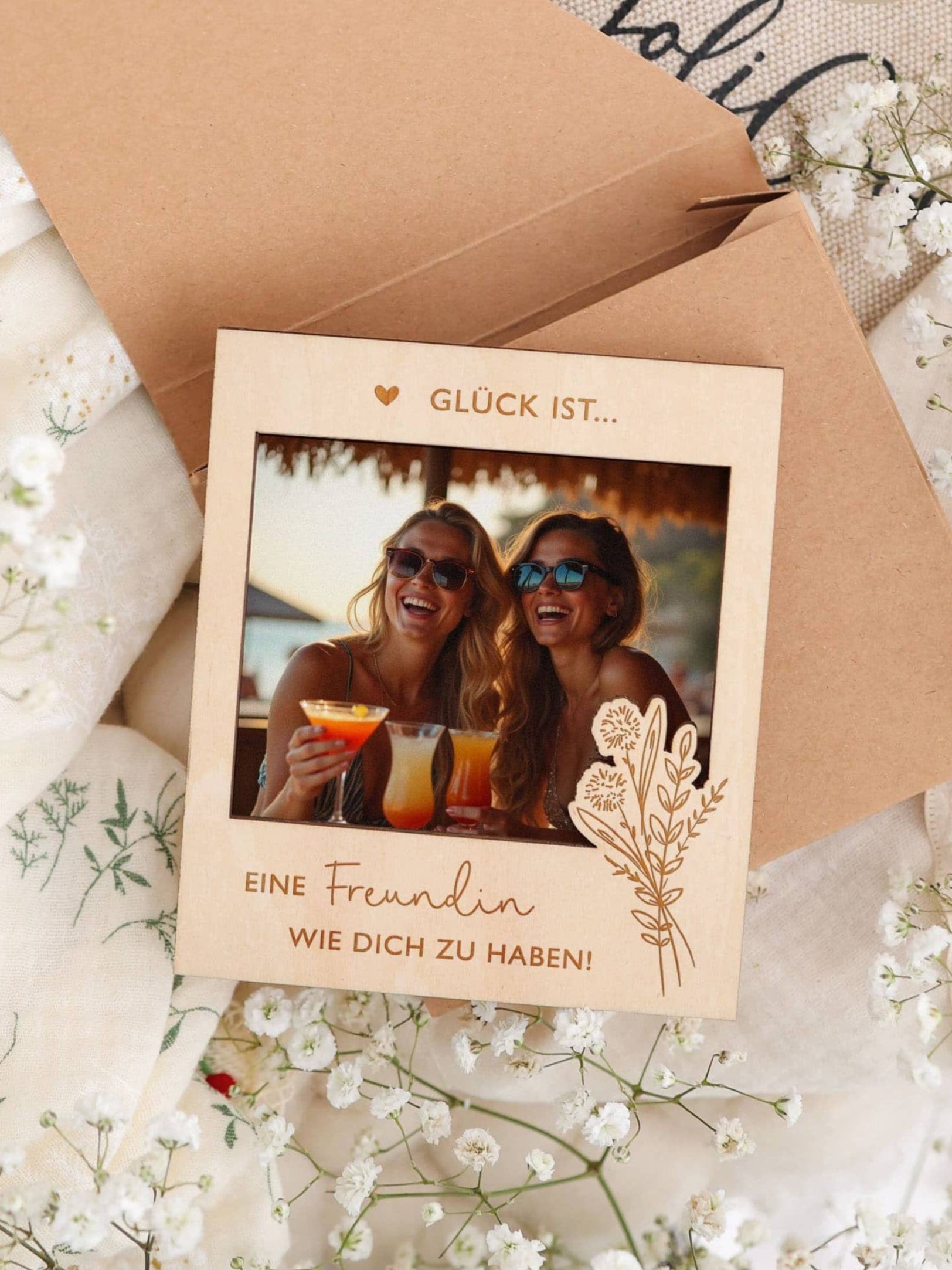 Beste Freundin Geschenk Bilderrahmen JoliCoon