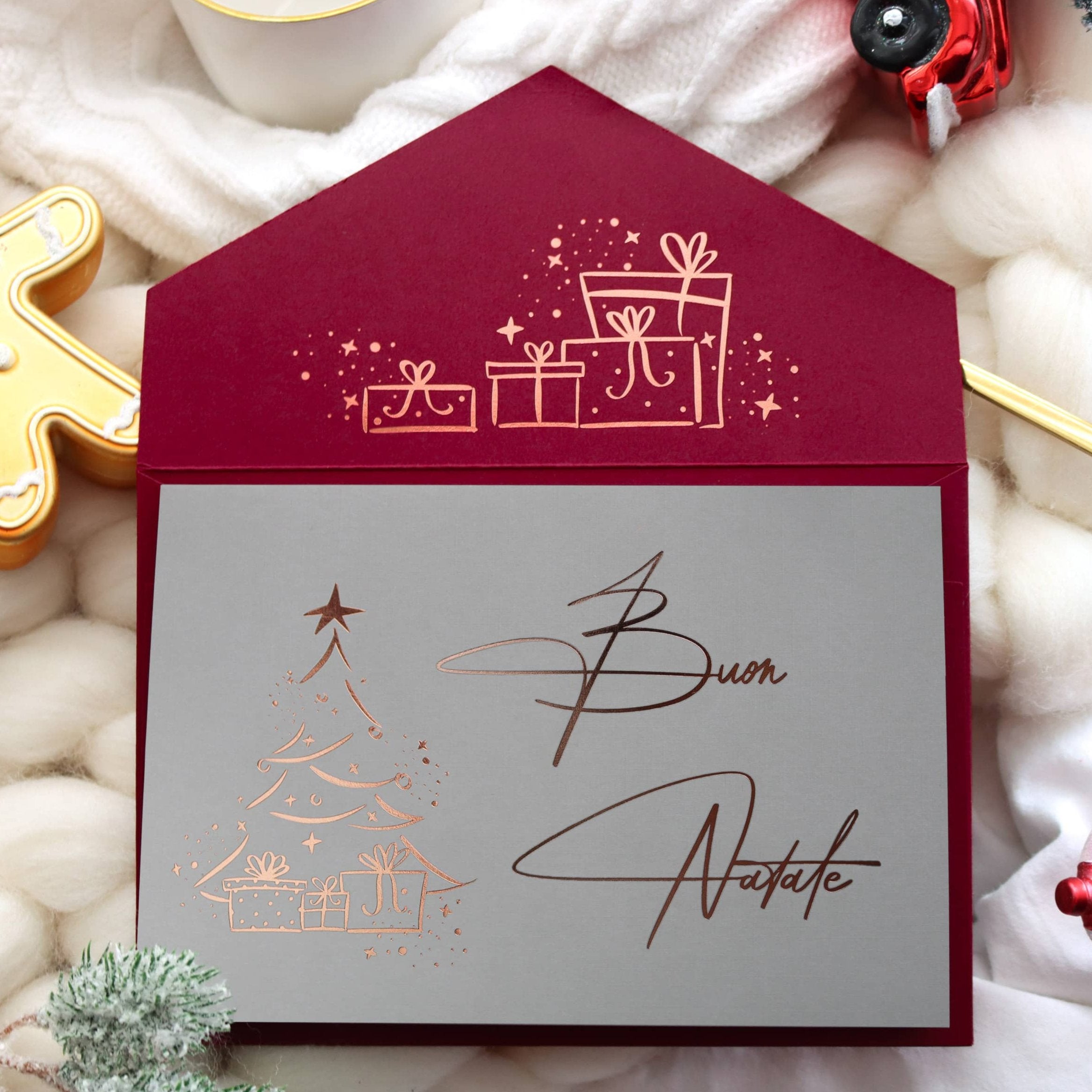 Buon Natale Carta pieghevole regalo Jolicoon