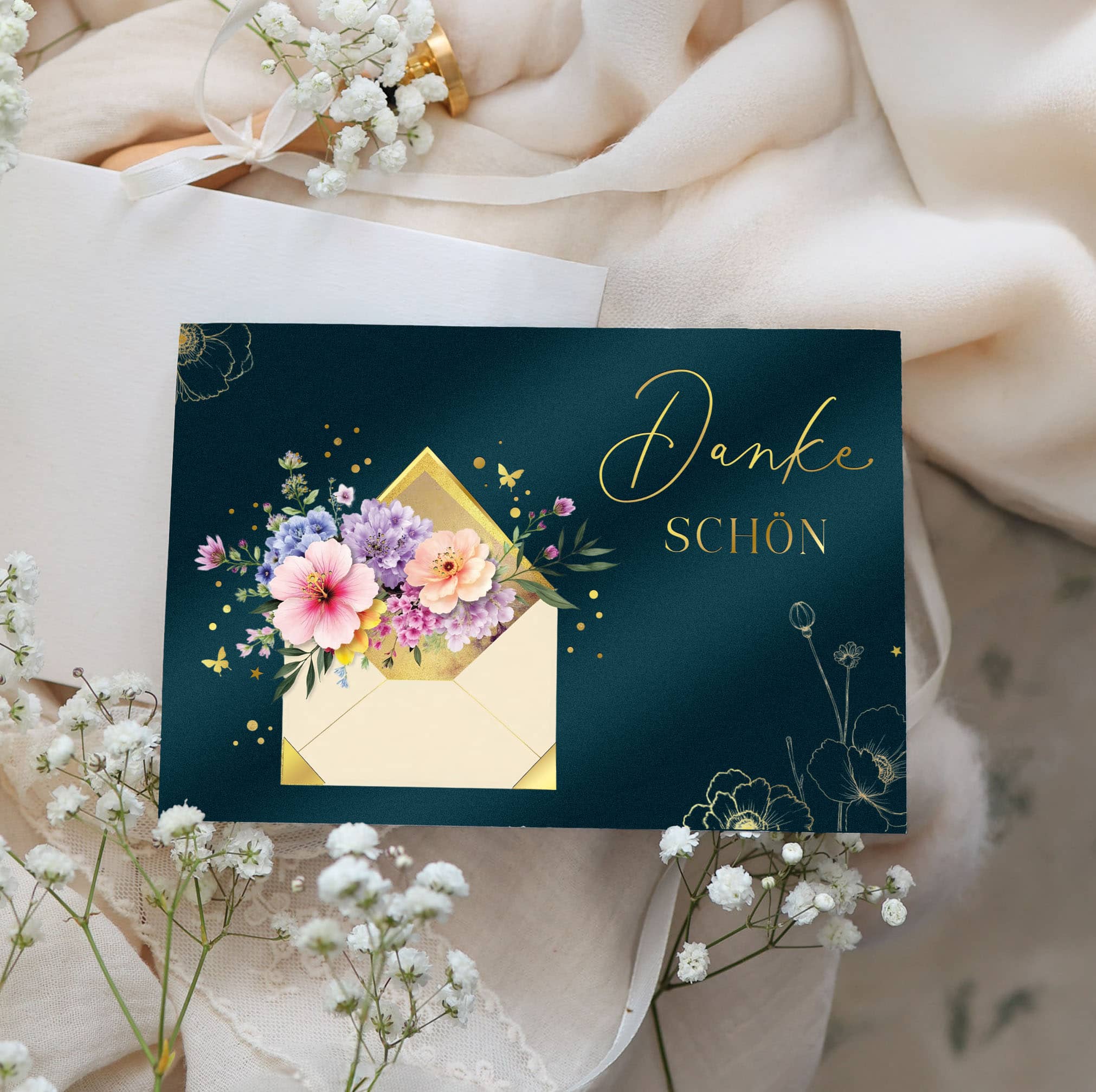 Dankeschön Karte ELEGANT