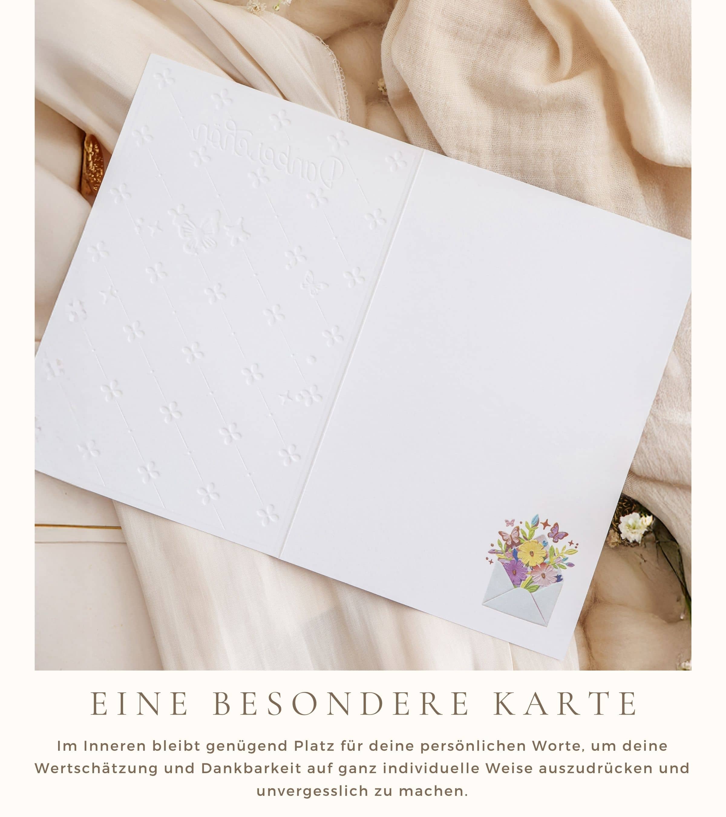 3D Dankeschön Karte SIGNATURE