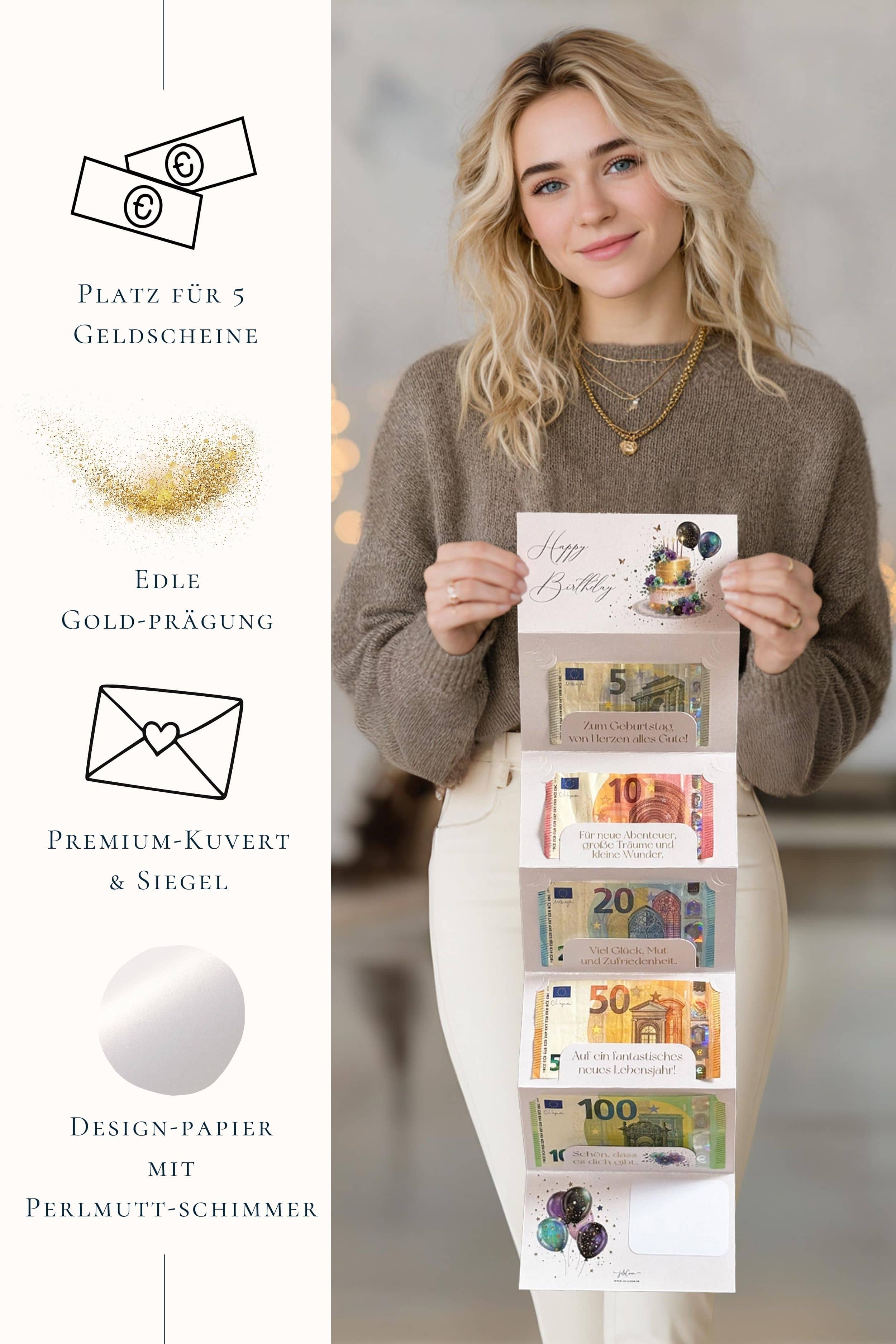 Geburtstagskarte Geldgeschenk