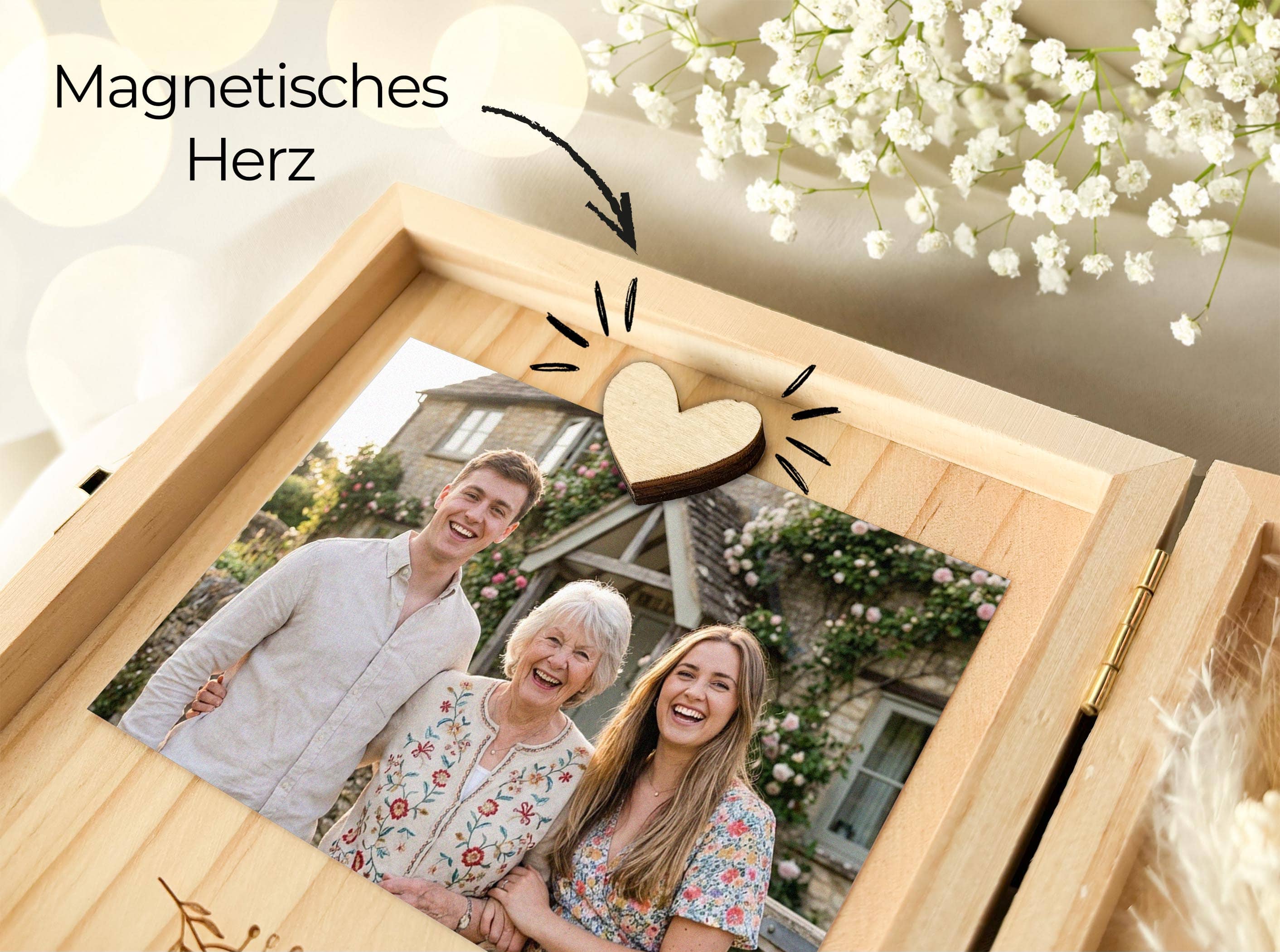 Oma Geschenk Holzbox