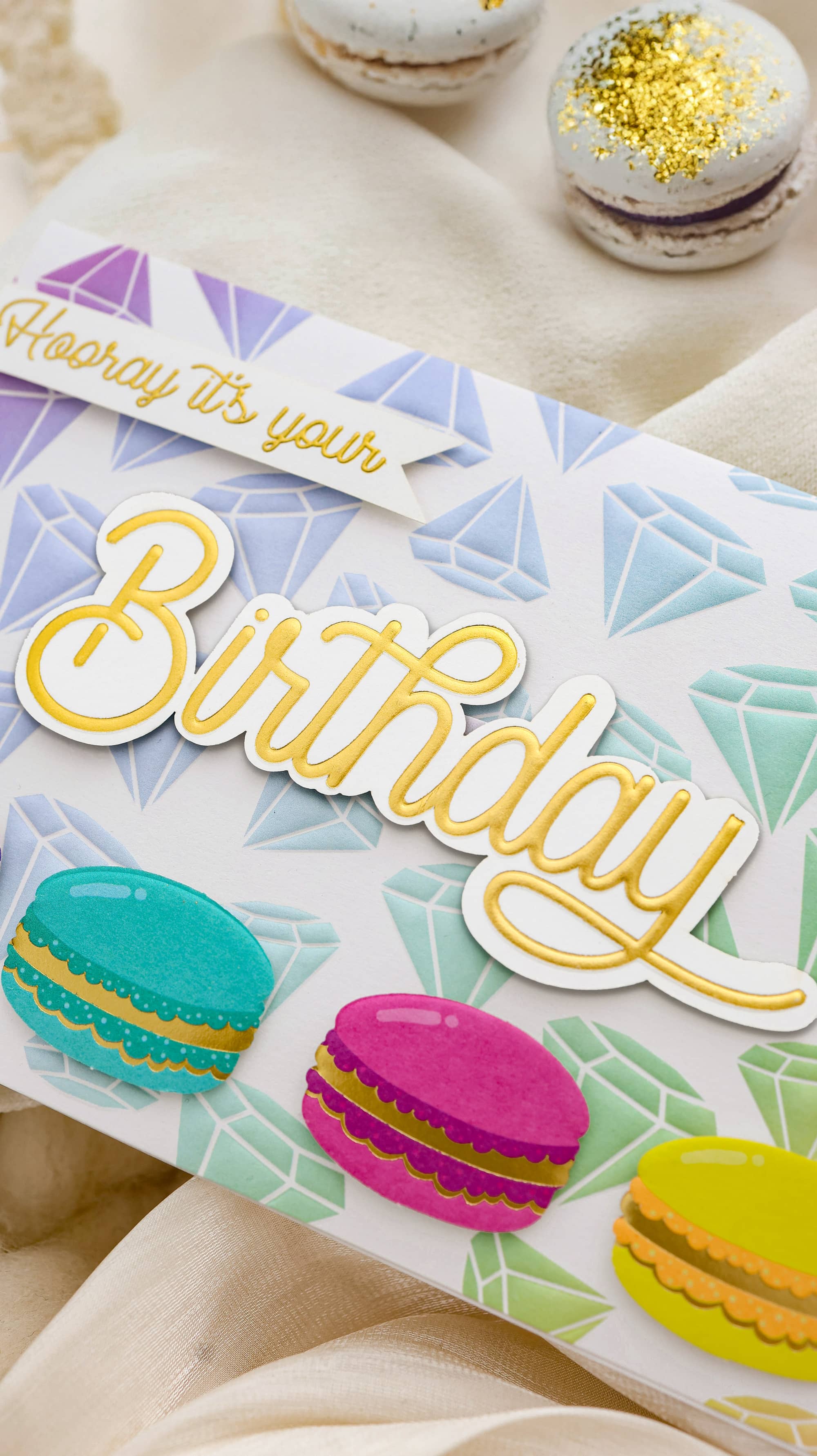 3D Geburtstagskarte SIGNATURE Hooray it's your Birthday