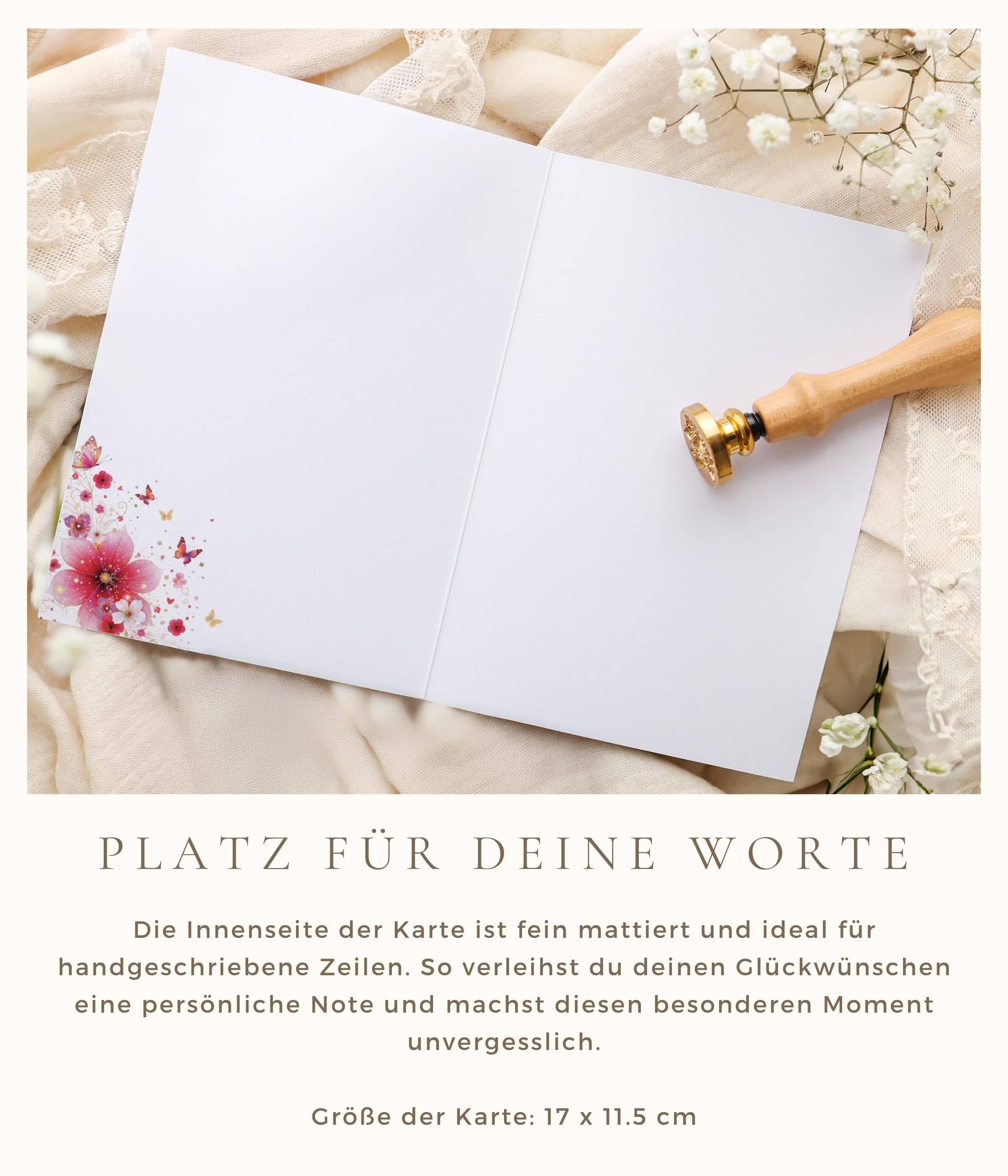 Geburtstagskarte STARDUST Lady
