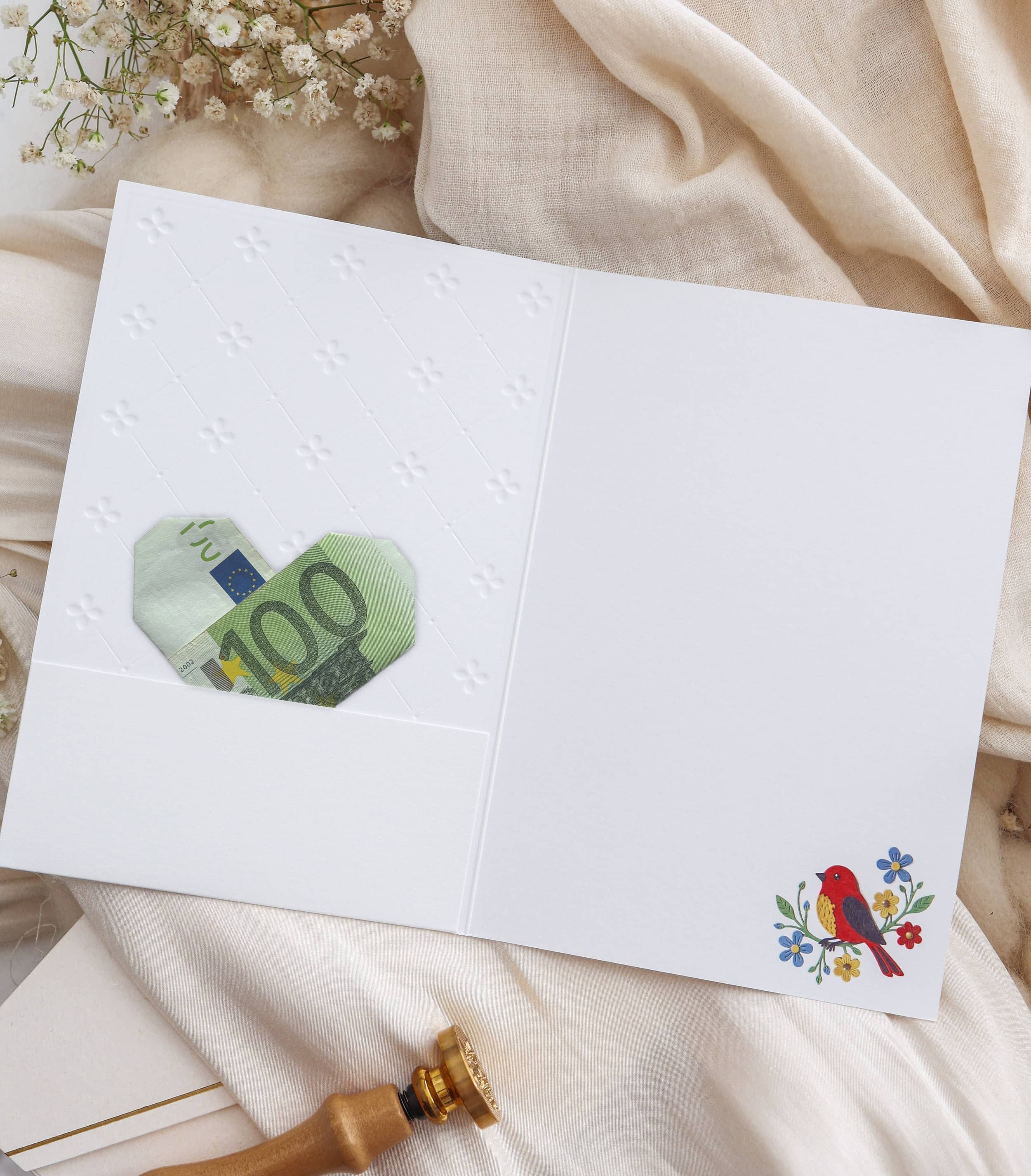 3D Geburtstagskarte SIGNATURE Little Bird