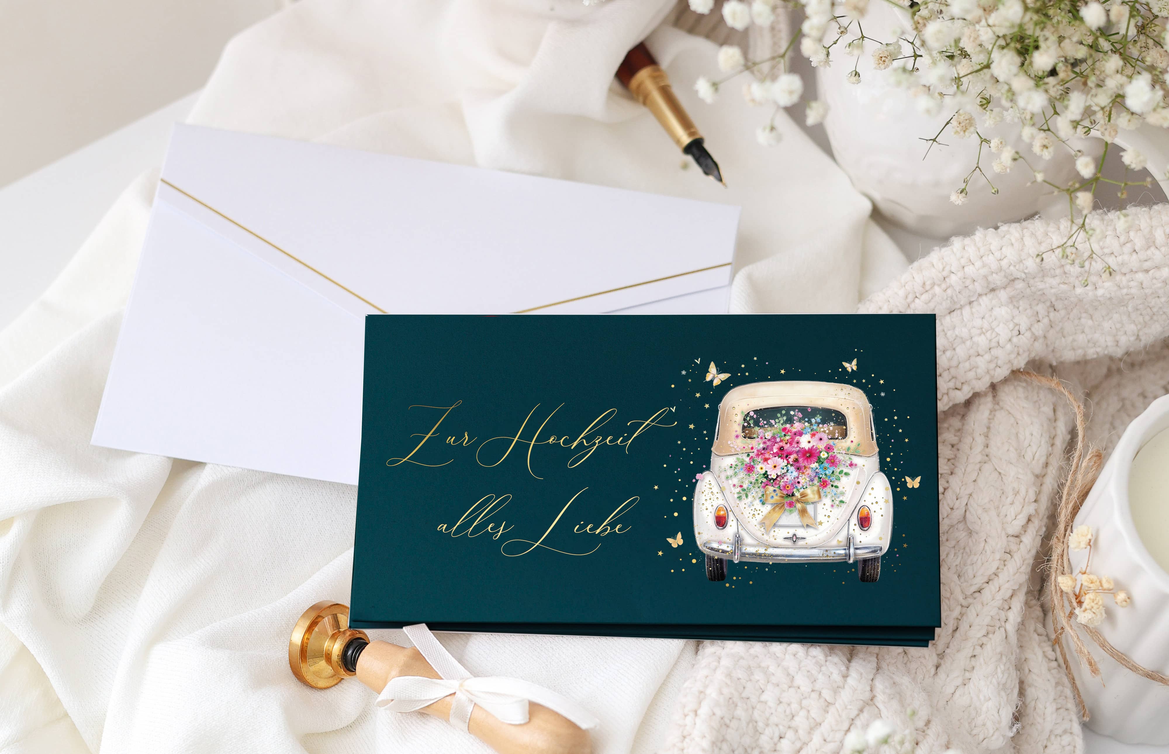 Zur Hochzeit alles Liebe Geldgeschenk JoliCoon