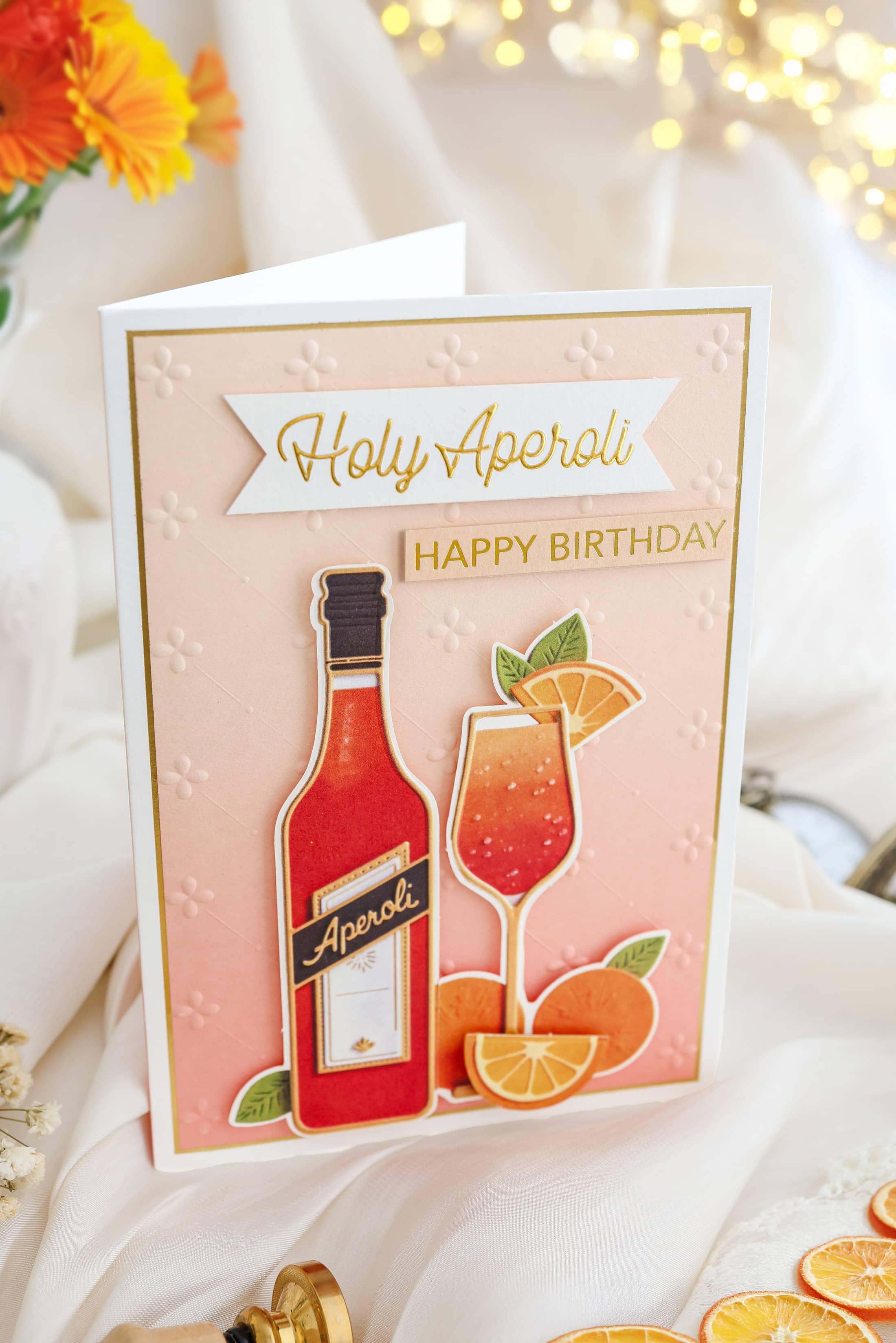 3D Geburtstagskarte SIGNATURE Holy Aperoli