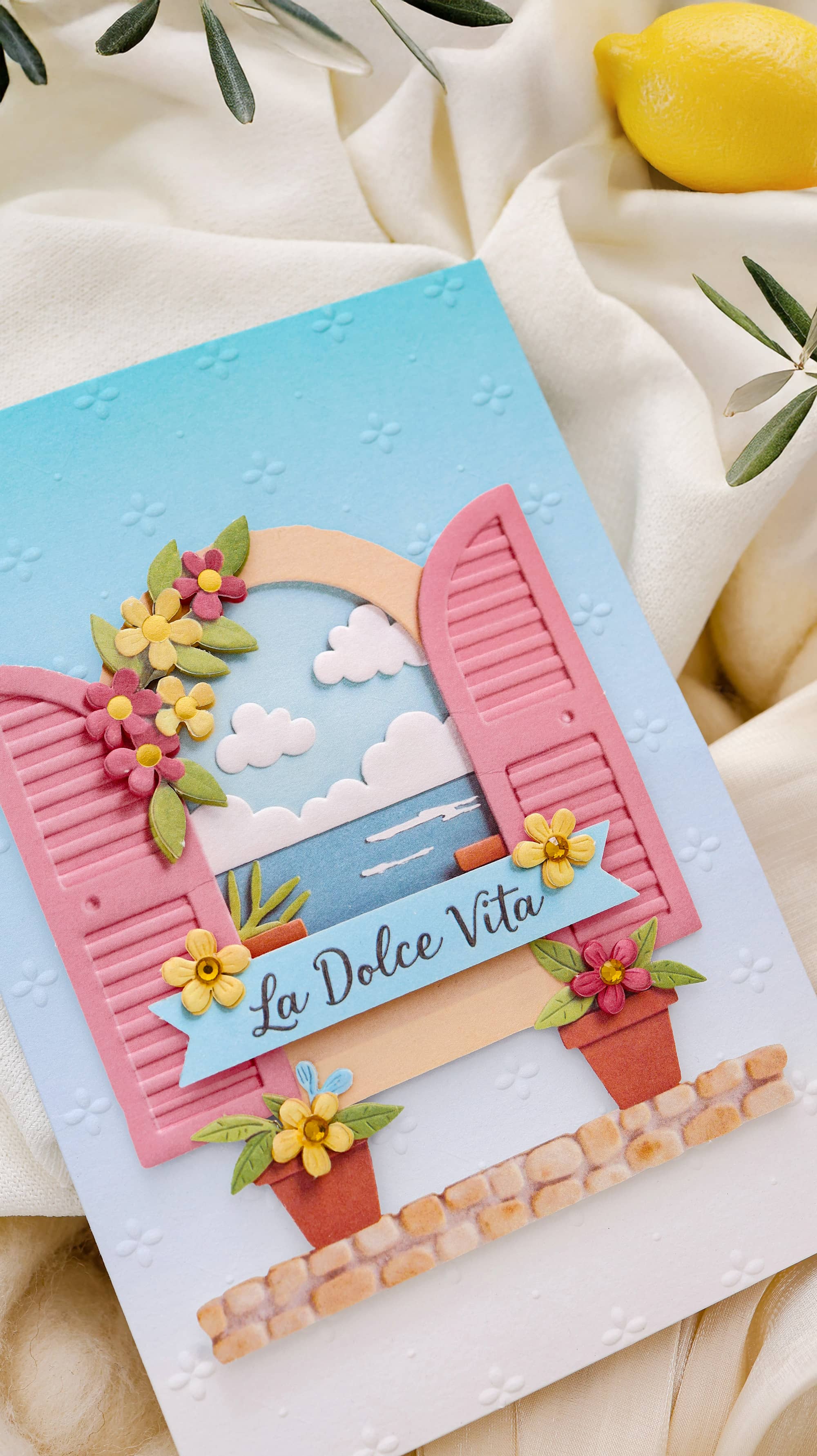 3D Geburtstagskarte SIGNATURE Dolce Vita