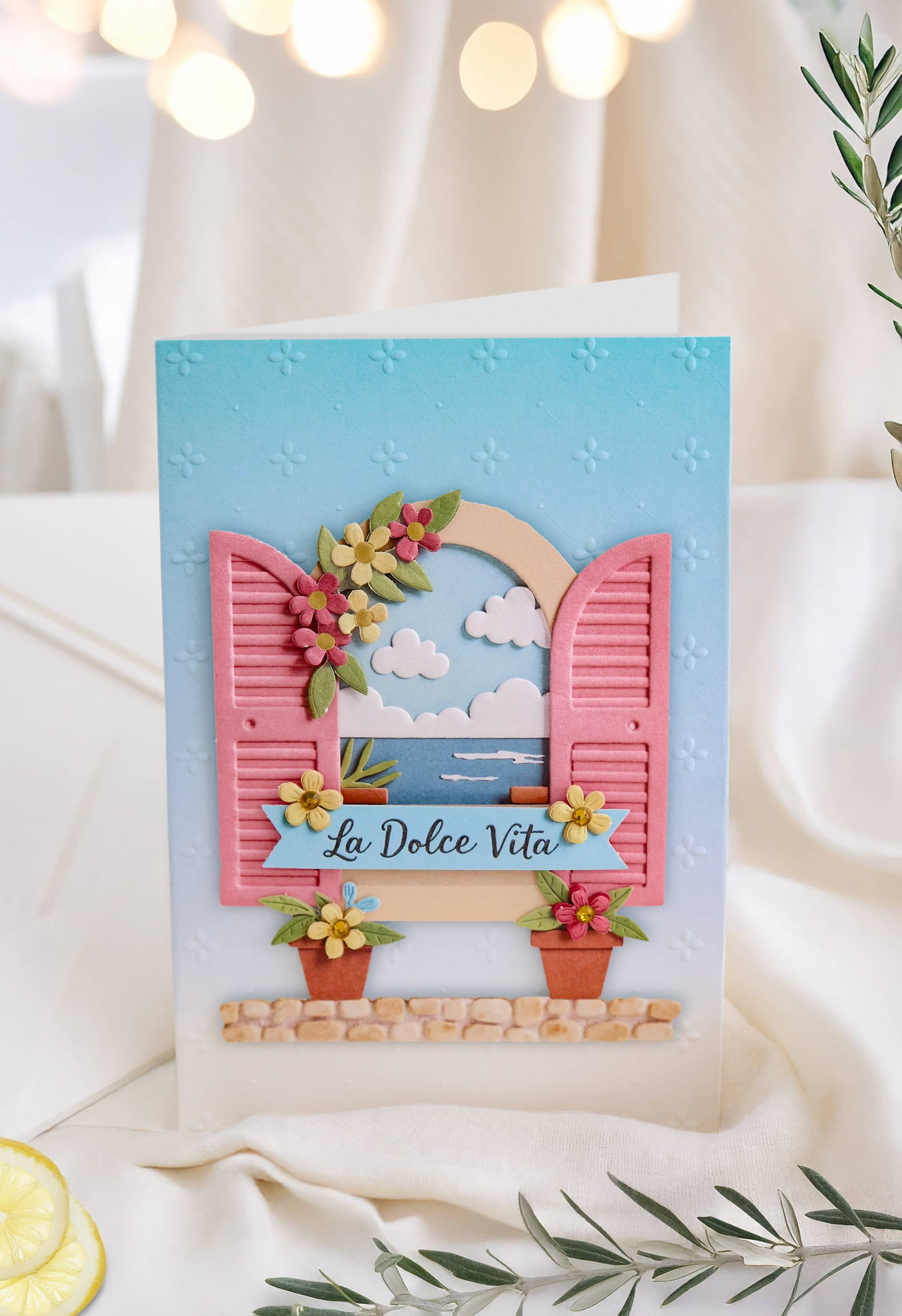 3D Geburtstagskarte SIGNATURE Dolce Vita