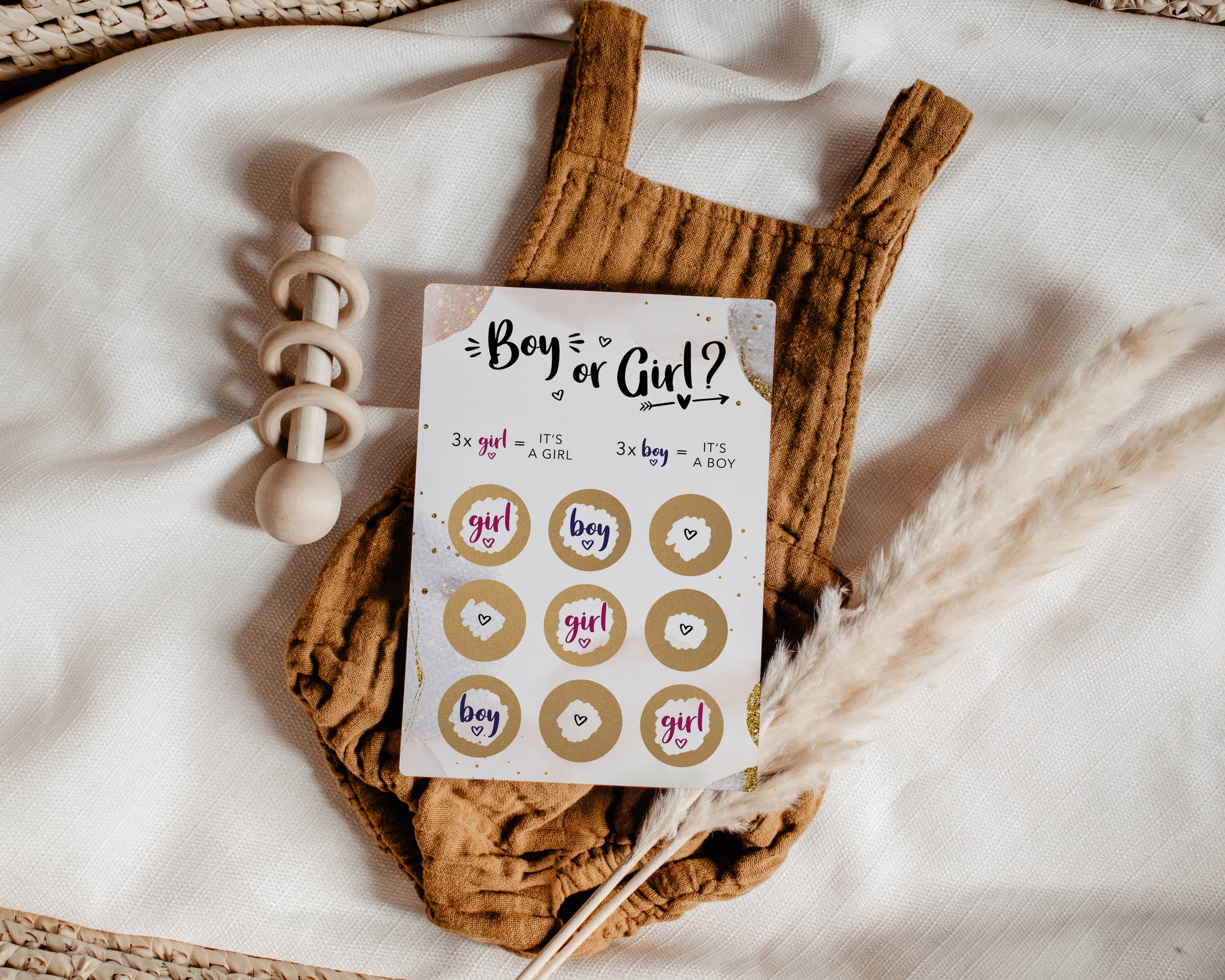 Geschlecht verkünden Rätsel - Girl or Boy