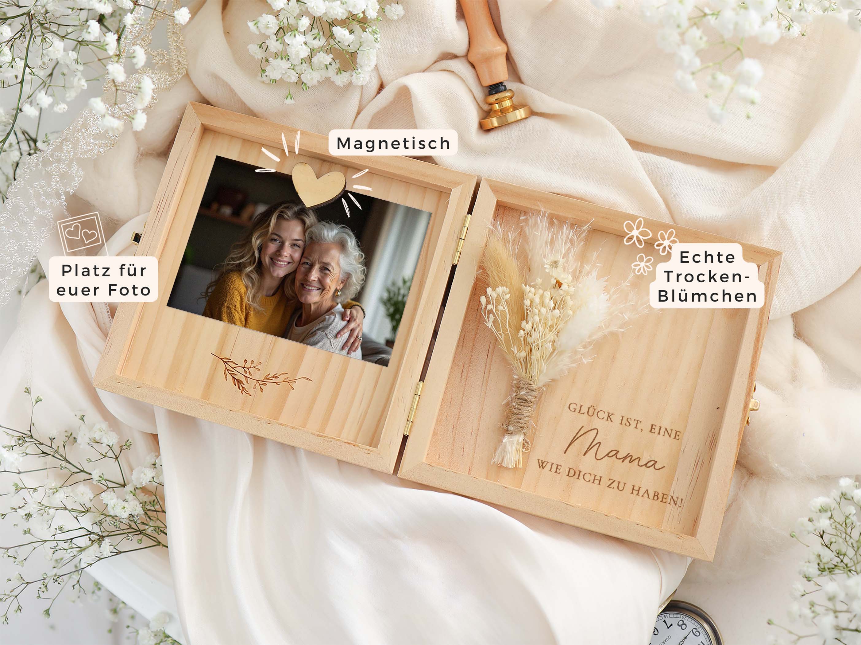 Geschenk Mama Holzbox