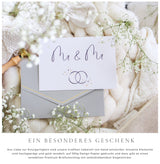 Mr und Mr Karte zur Hochzeit TOUCH