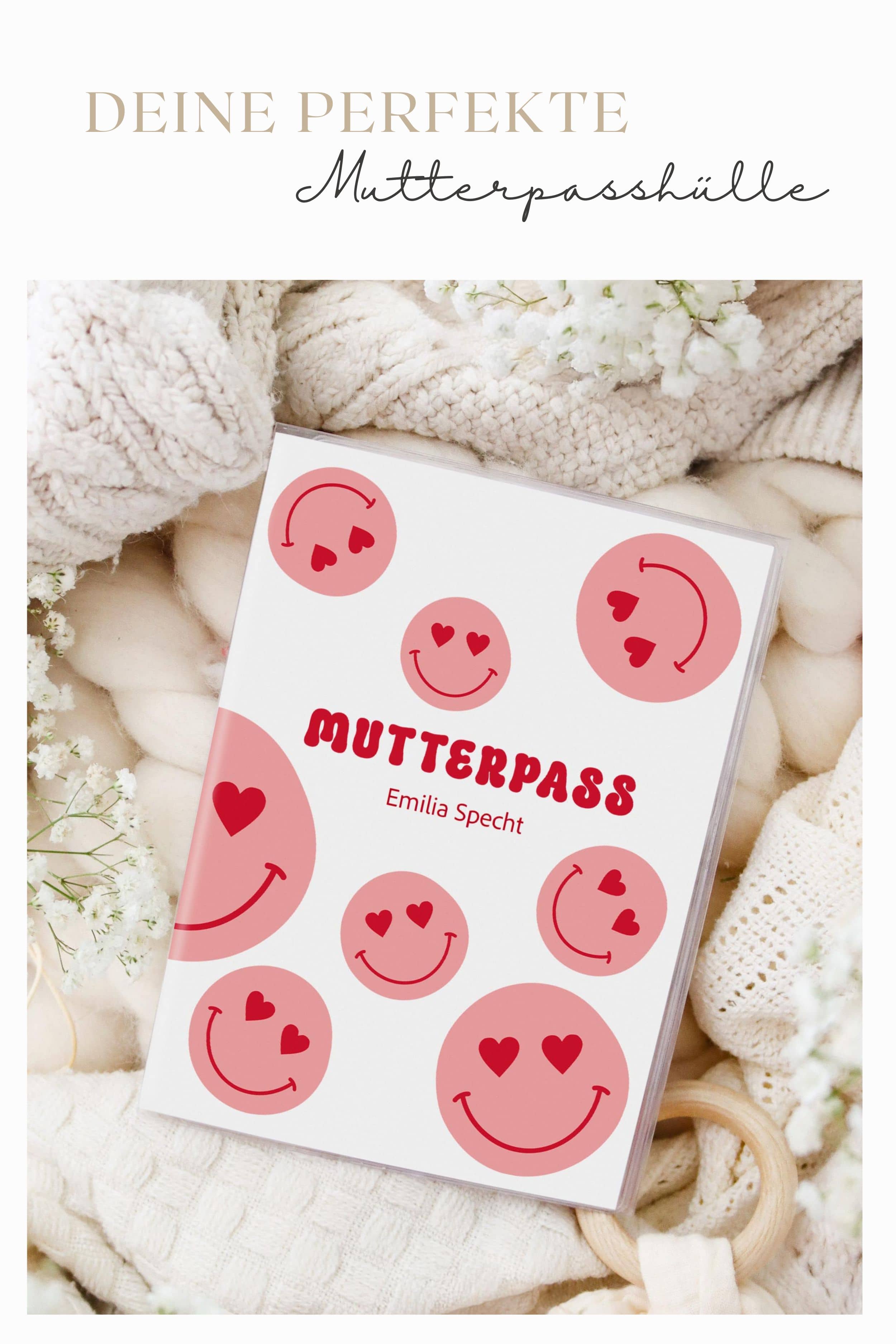 Mutterpasshülle personalisiert Happy Smile Love