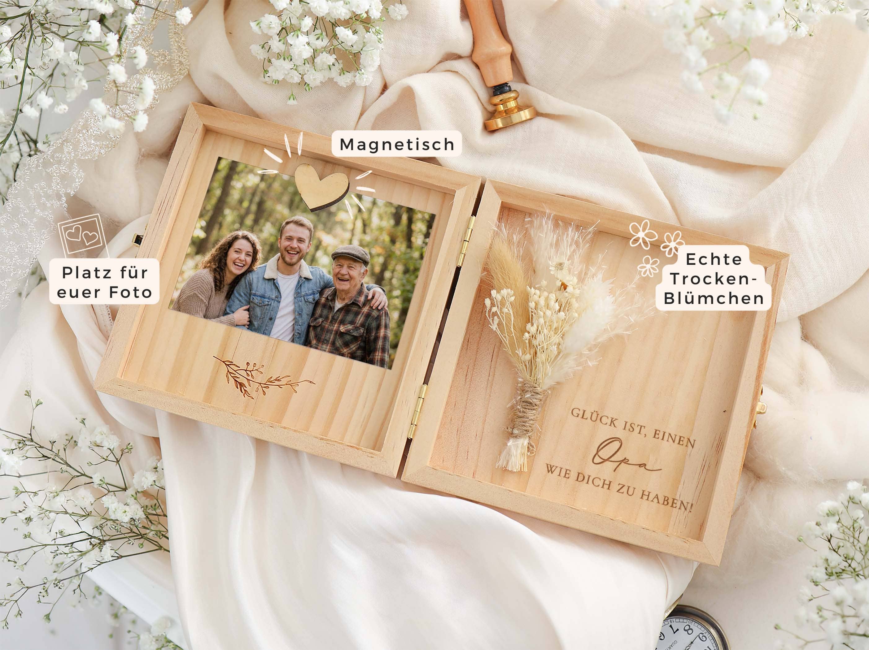 Opa Geschenk Holzbox
