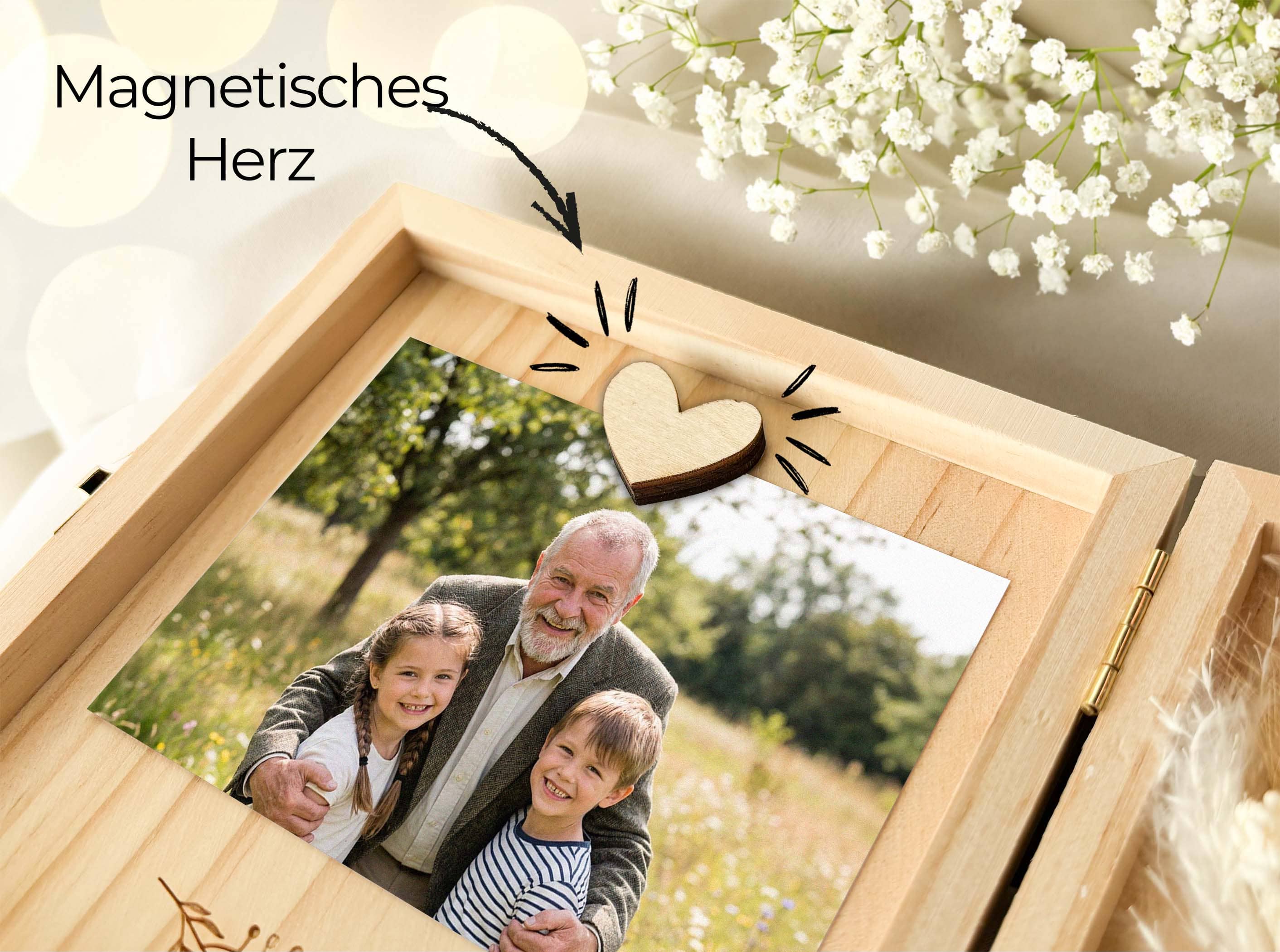 Opa Geschenk Holzbox