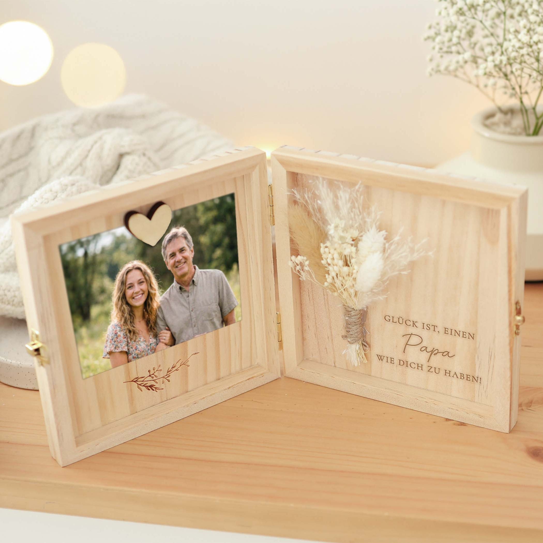 Geschenk Holzbox Papa Vatertag Geburtstag JoliCoon