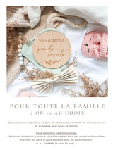 Annoncer la grossesse - Cartes en bois