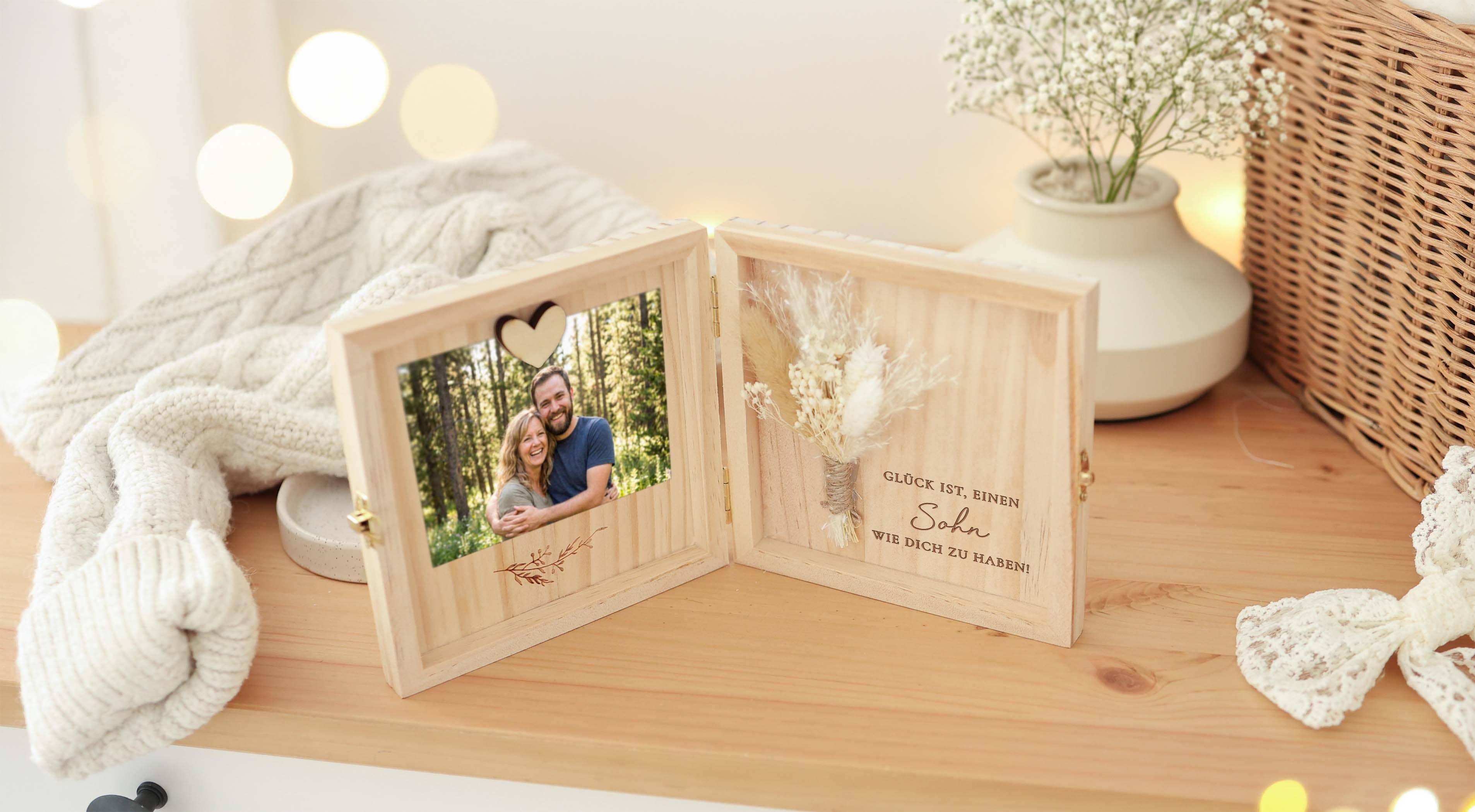 Sohn Geschenk Holzbox