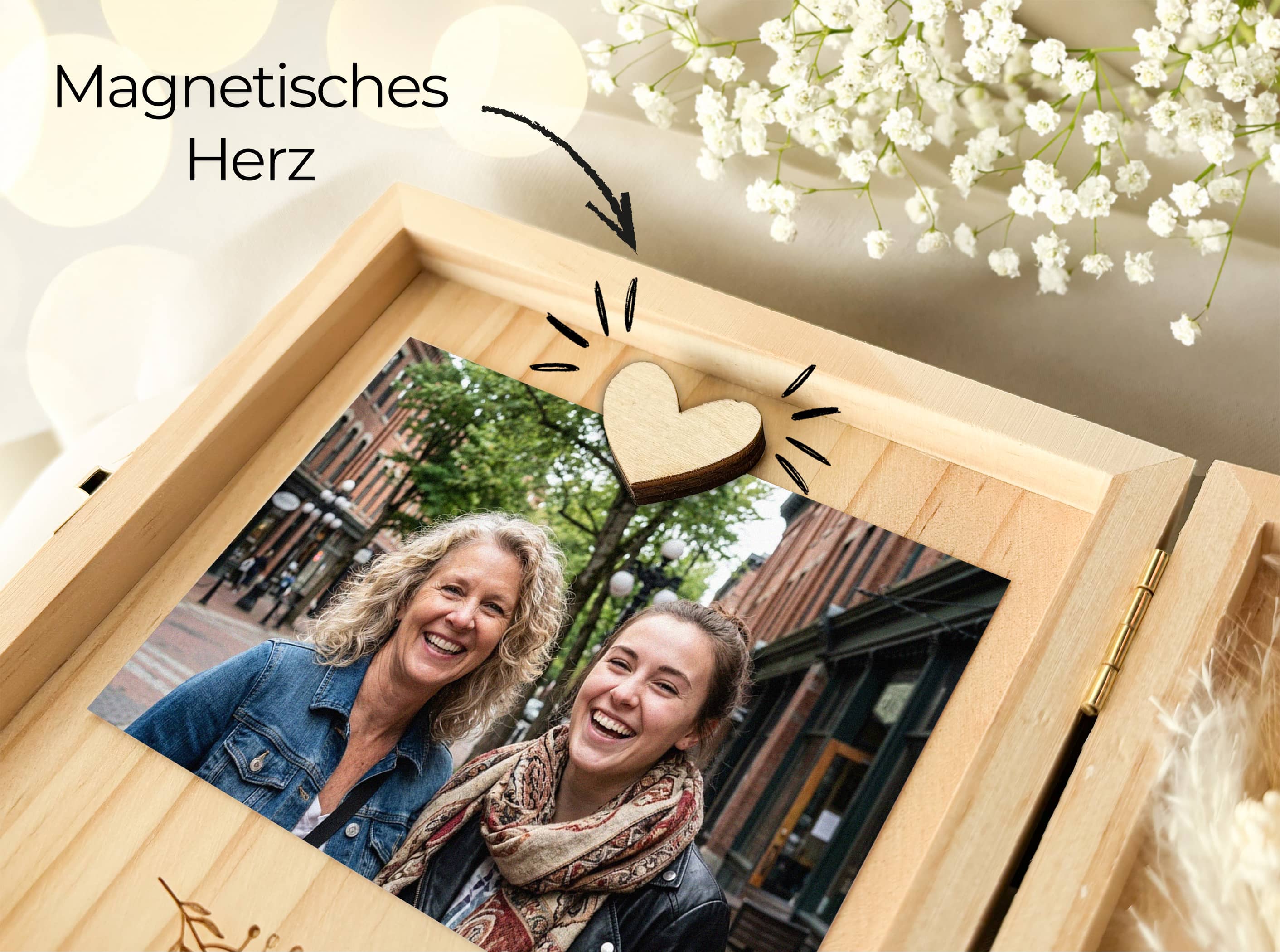 Tante Geschenk Holzbox