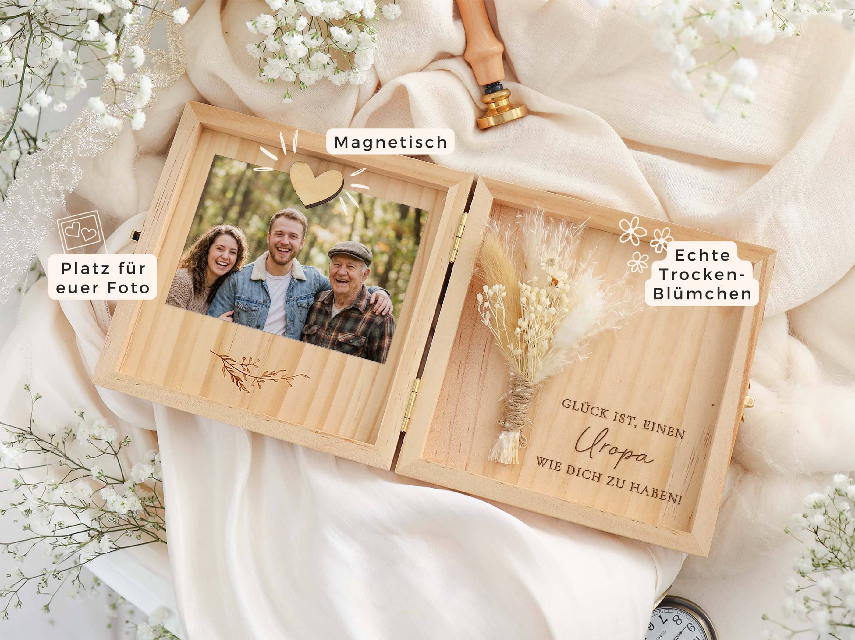 Uropa Geschenk Holzbox