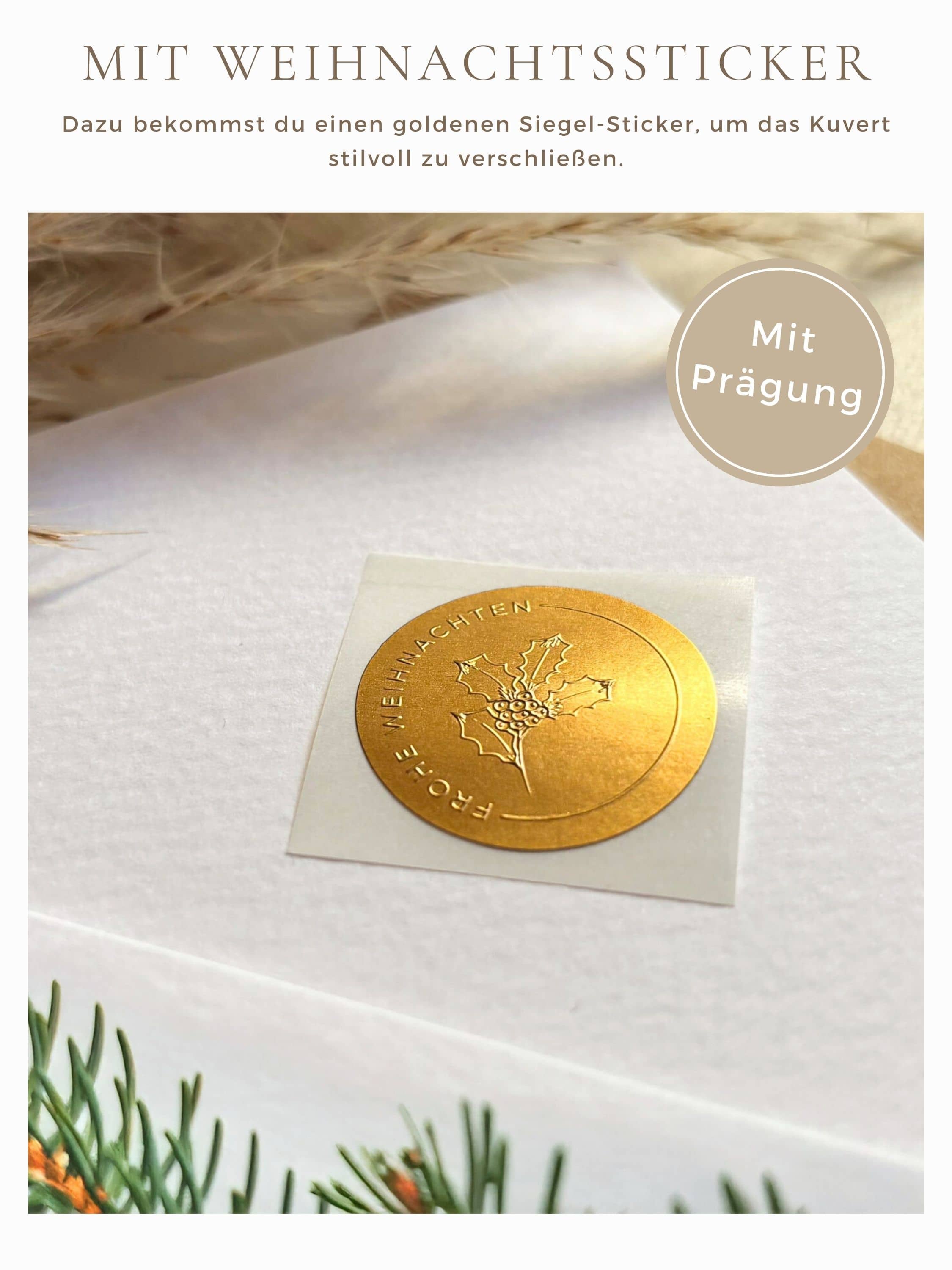 Weihnachtskarte personalisiert