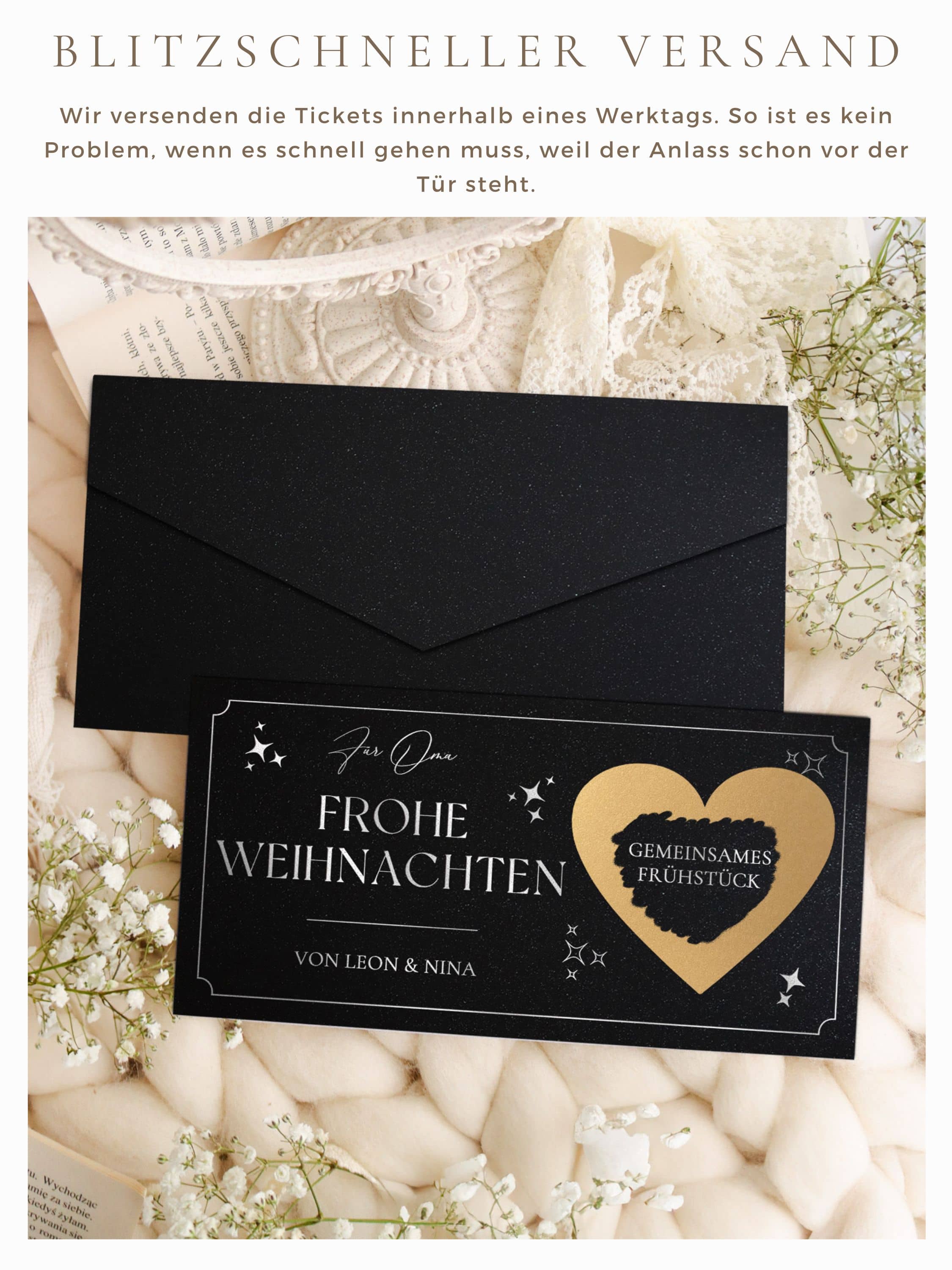 Weihnachtskarte personalisiert