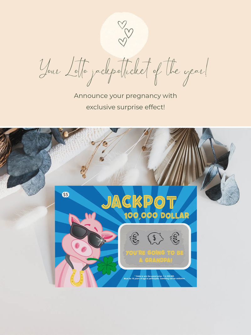 You're going to be a grandpa - Lottery scratch card