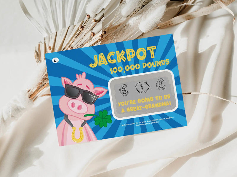 You're going to be a great-grandma - Lottery scratch card