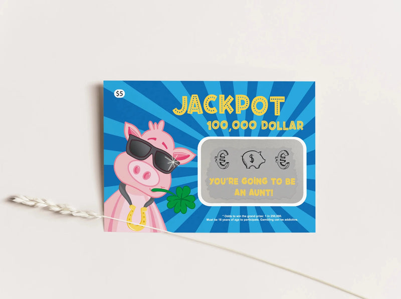 You're going to be an aunt - scratch card Lotto
