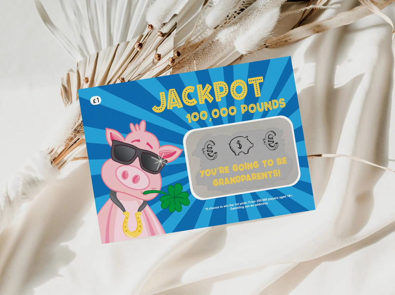 You're going to be grandparents - Lottery scratch card