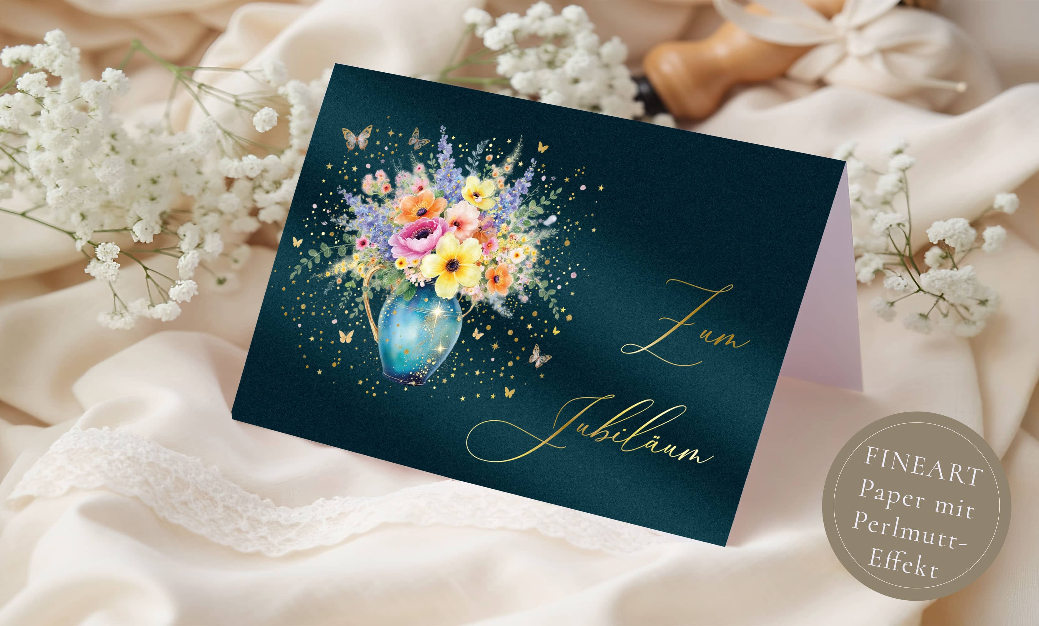 Zum Jubiläum Karte STARDUST