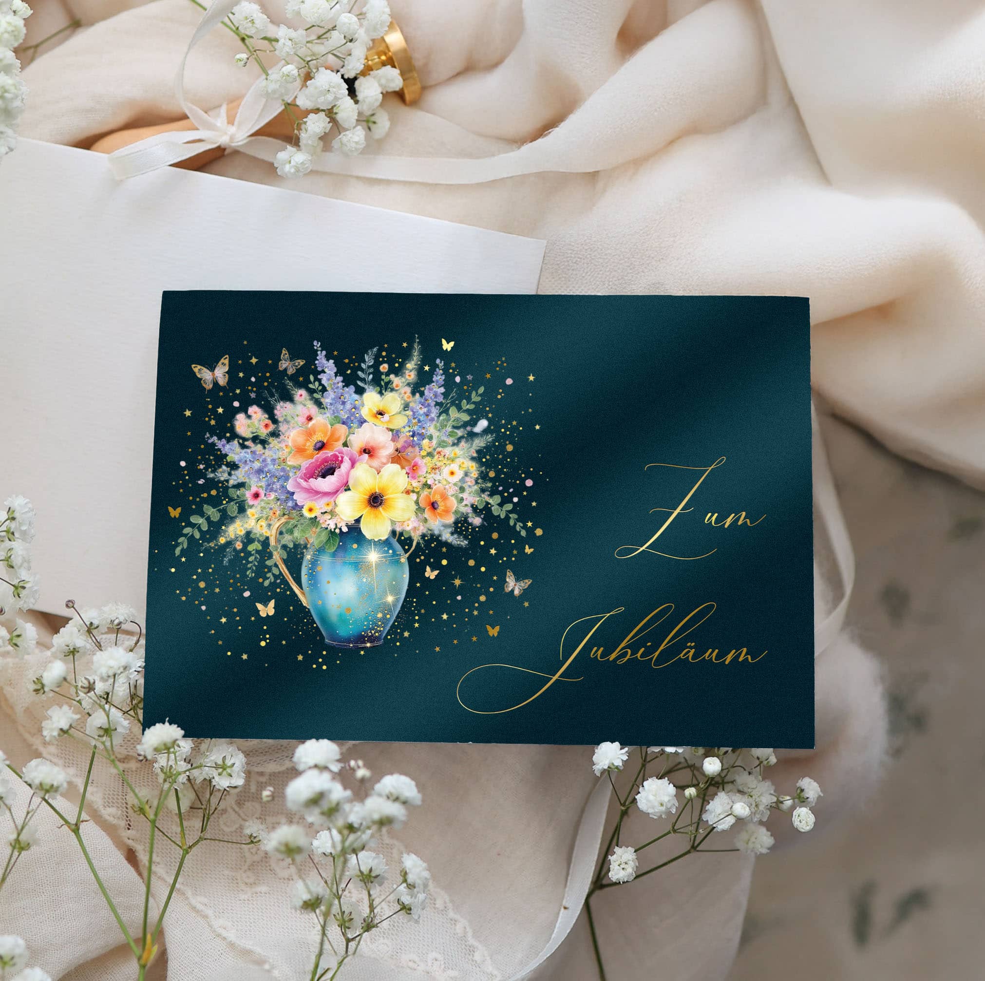 Zum Jubiläum Karte STARDUST