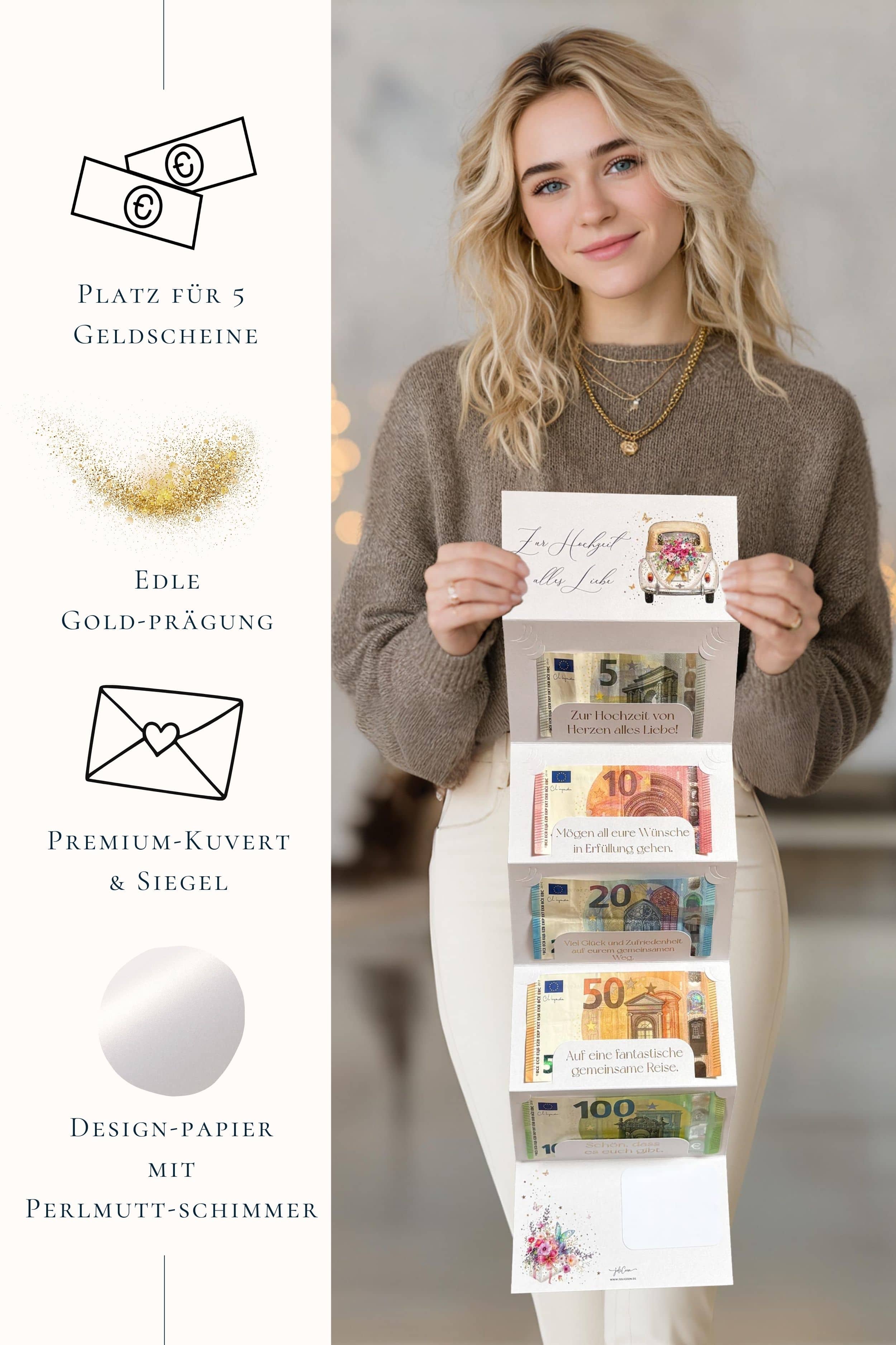 Hochzeitskarte Geldgeschenk