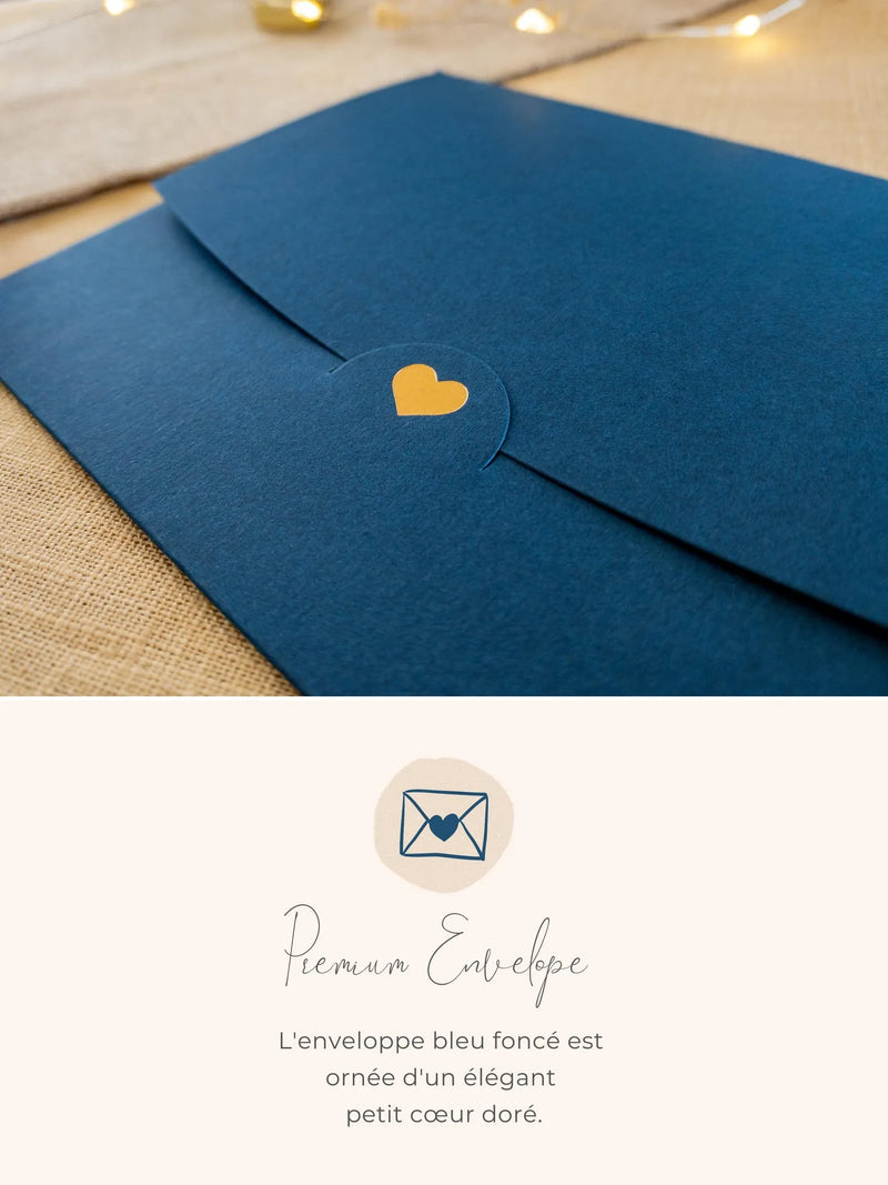 18 Carte anniversaire pliable bleu