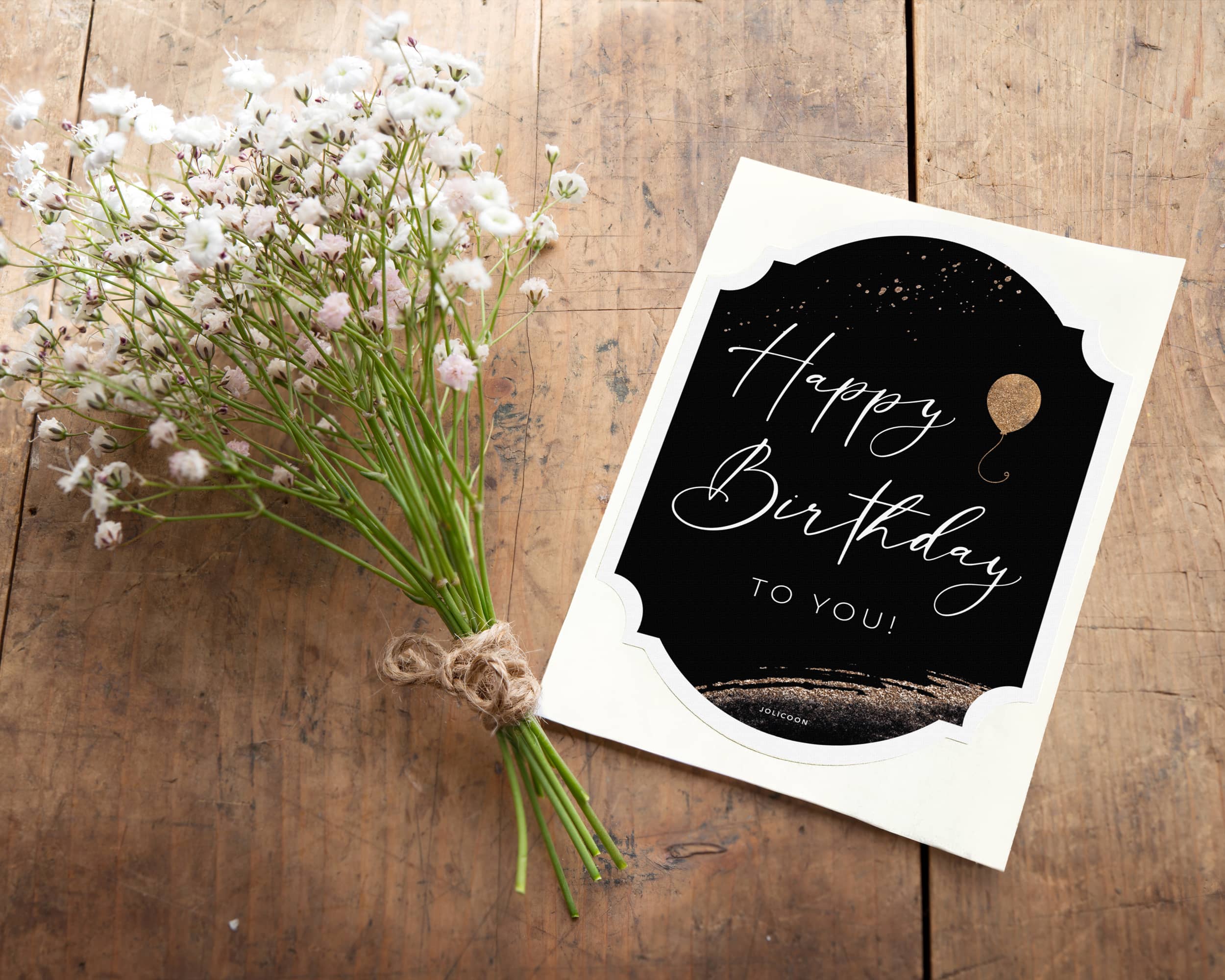 Happy Birthday to you Flaschenetikett Geburtstag - JoliCoon