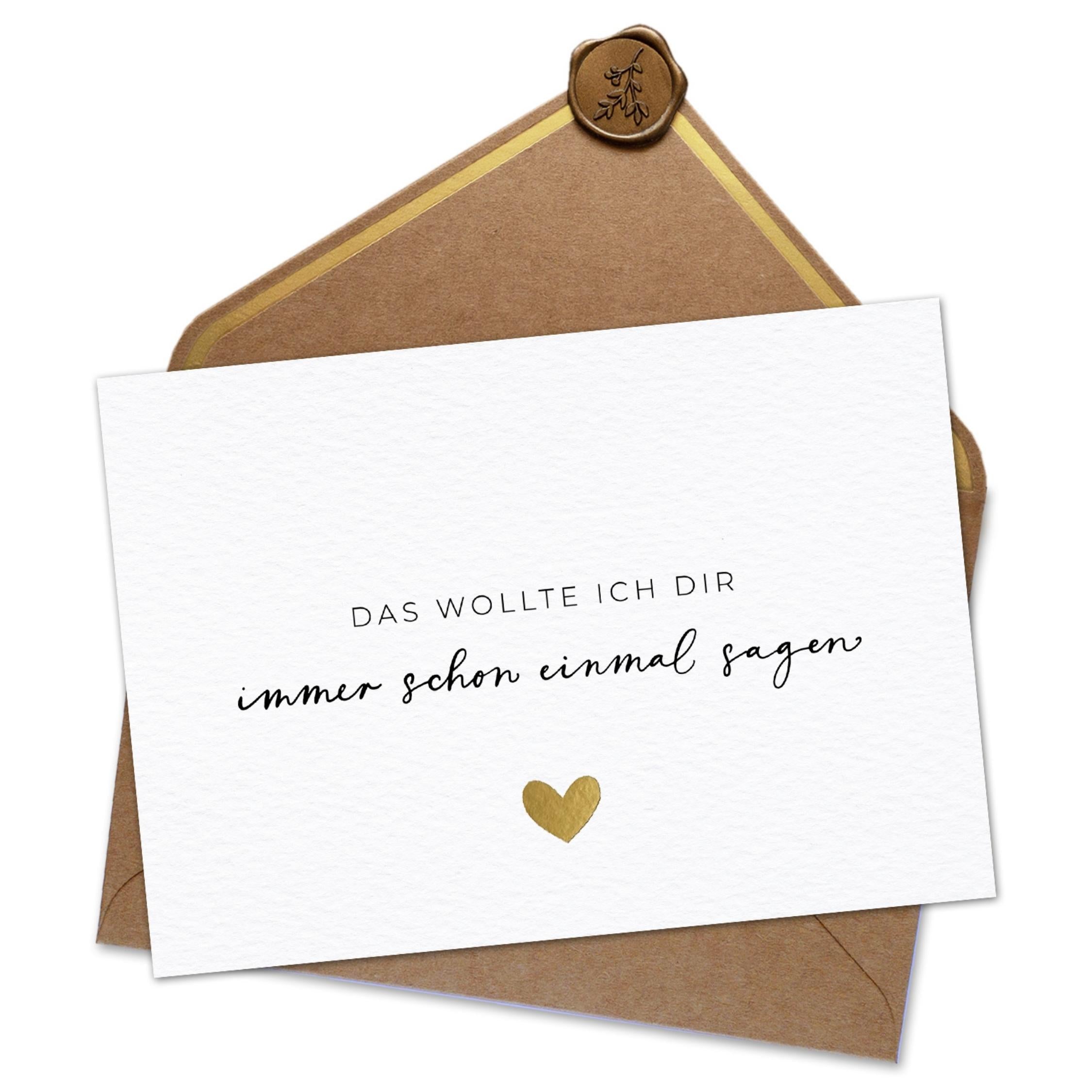 Das wollte ich dir immer schon einmal sagen Karte JoliCoon