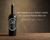 30 Geburtstag Flaschenetikett - JoliCoon