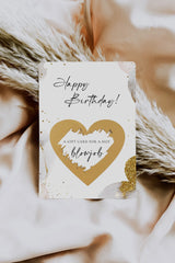 Happy Birthday Blowjob Scratch Card Golden Glamour