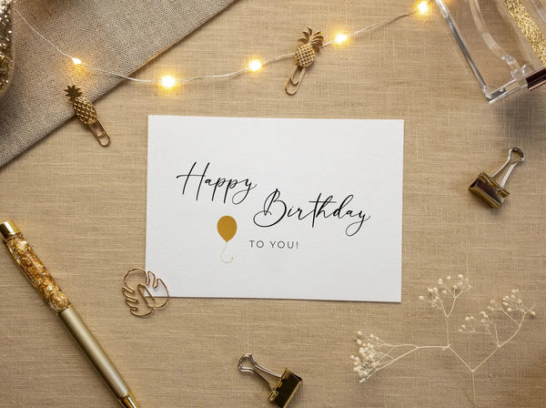 Geburtstagskarte Happy Birthday to you - JoliCoon