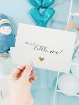 Hello little one - birth card