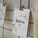 Meilensteinkarten Kinderwunsch Miracles take a little time - JoliCoon