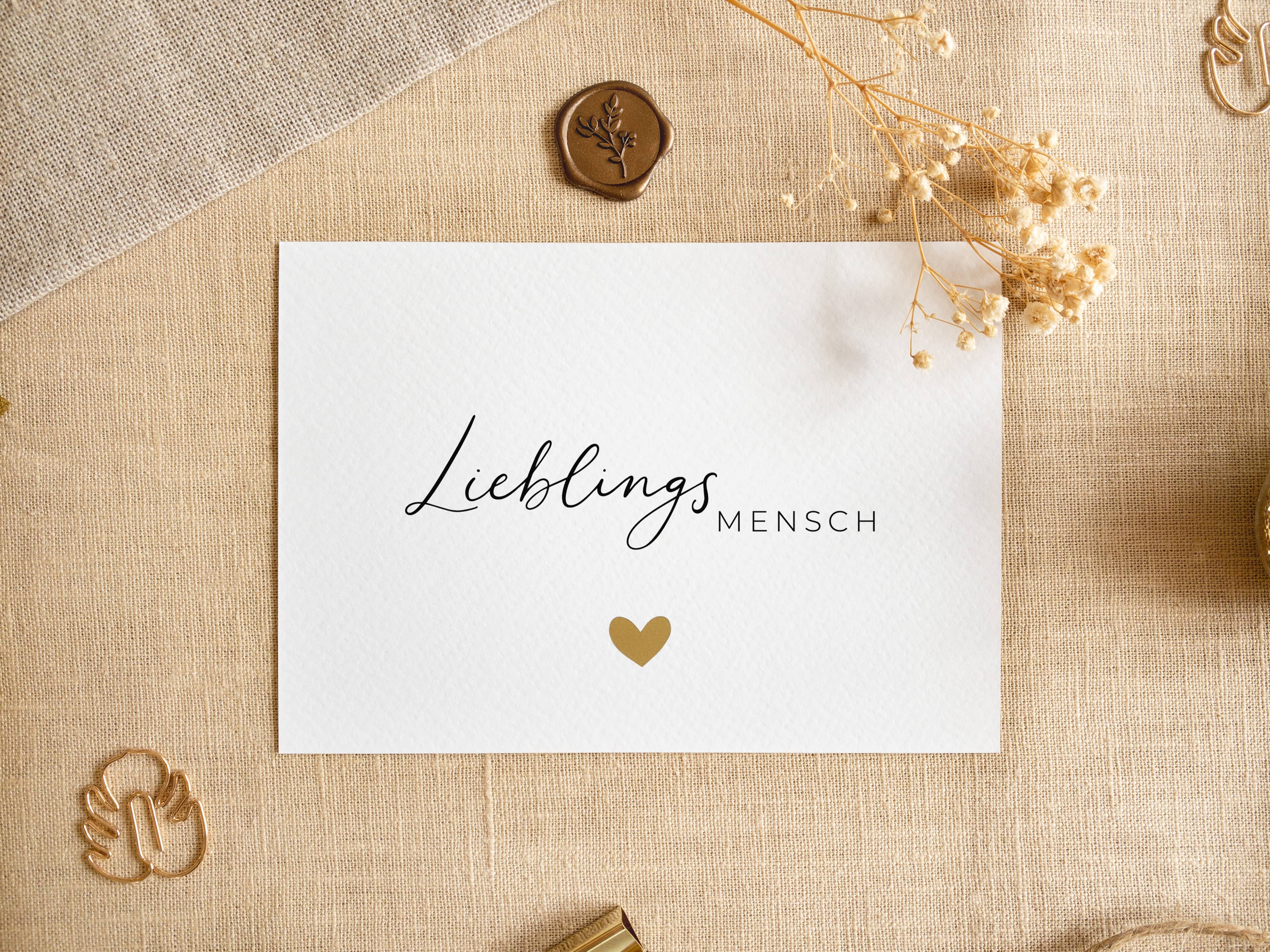 Lieblingsmensch Karte JoliCoon
