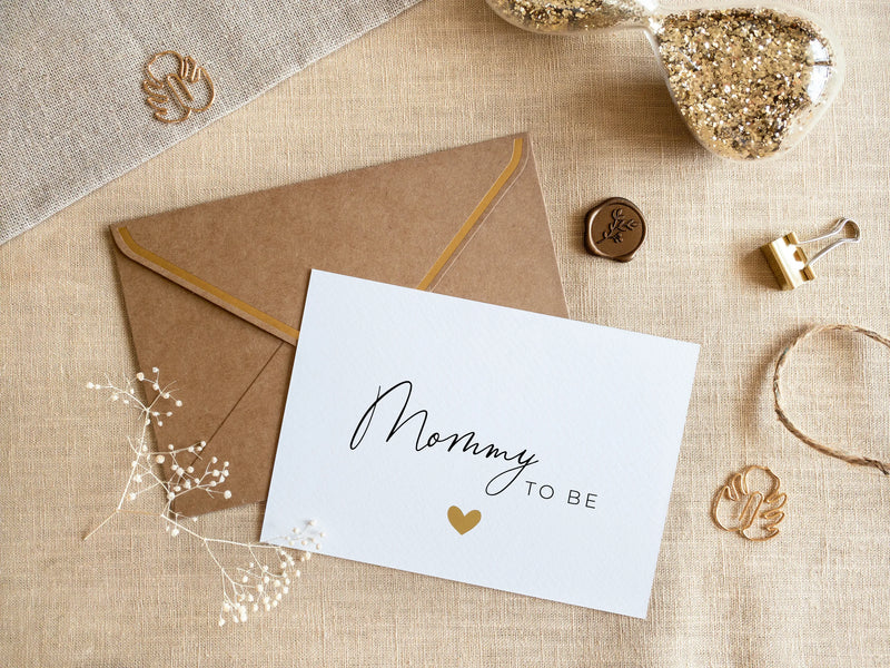 Mommy to be card
