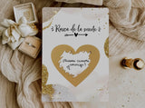 Tarjeta para rascar para escribir - Golden Glamour