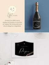 Tu vas être papa Étiquette Bouteille