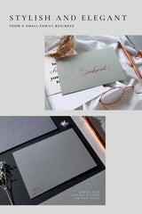 Will you be my bridesmaid card GREY