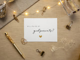Will you be my godparents card - JoliCoon